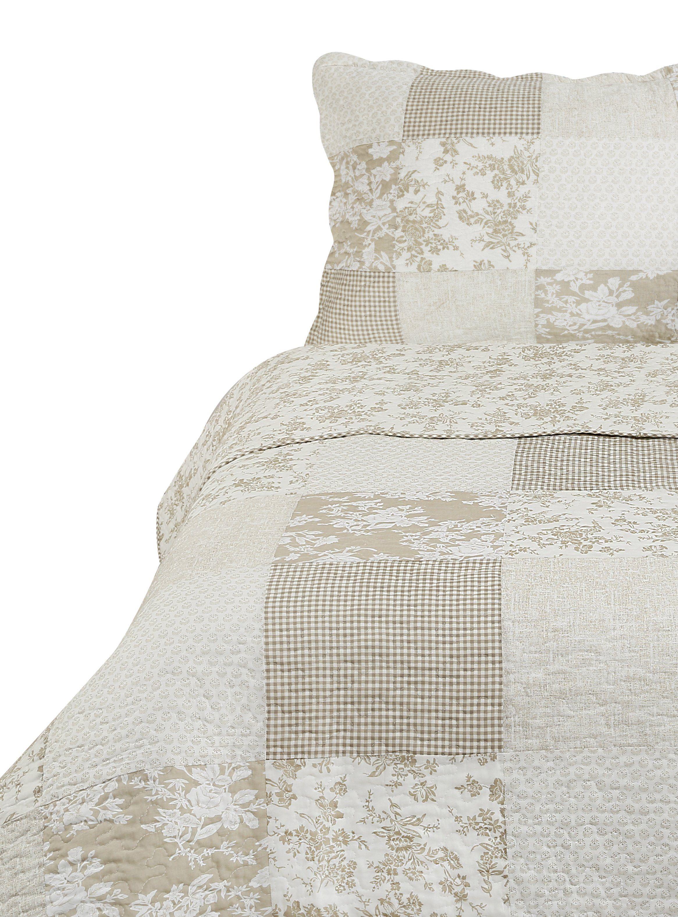 Quilt 1.5 Plazas Patch Romántico-0