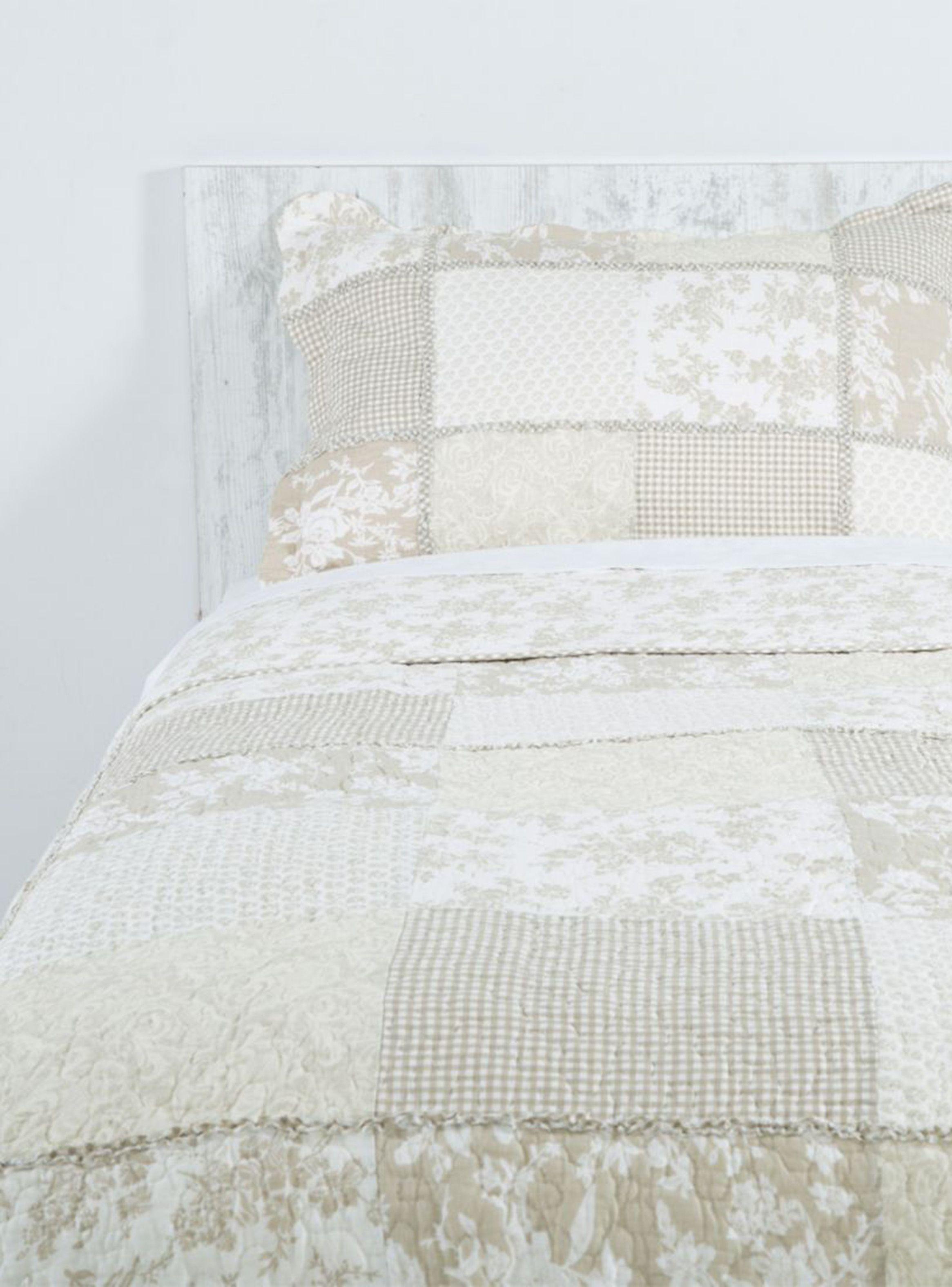 Quilt 1.5 Plazas Patch Romántico-0