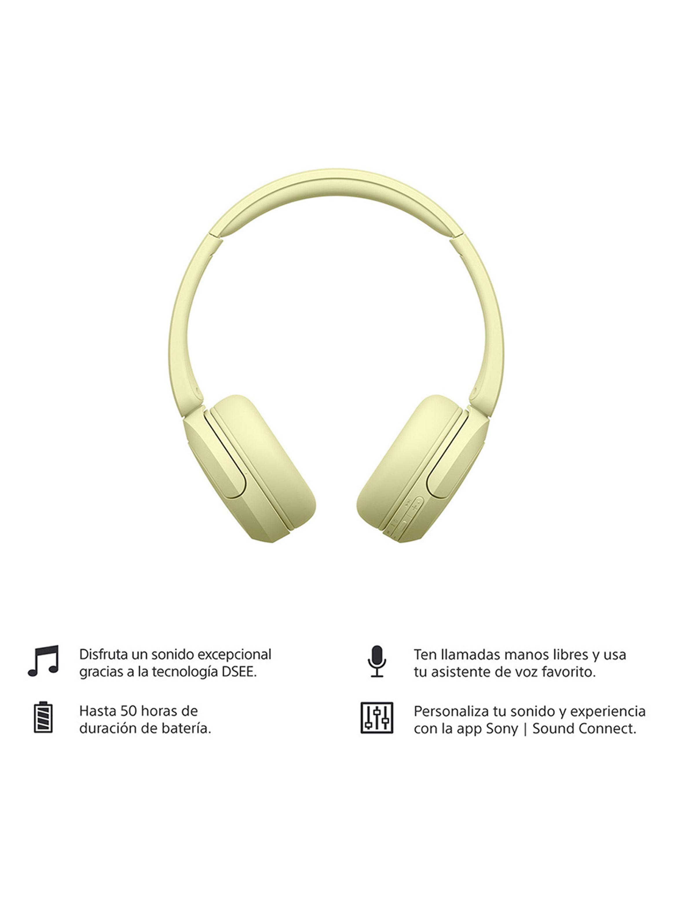 Audífonos Bluetooth WH-CH520 Amarillo-3