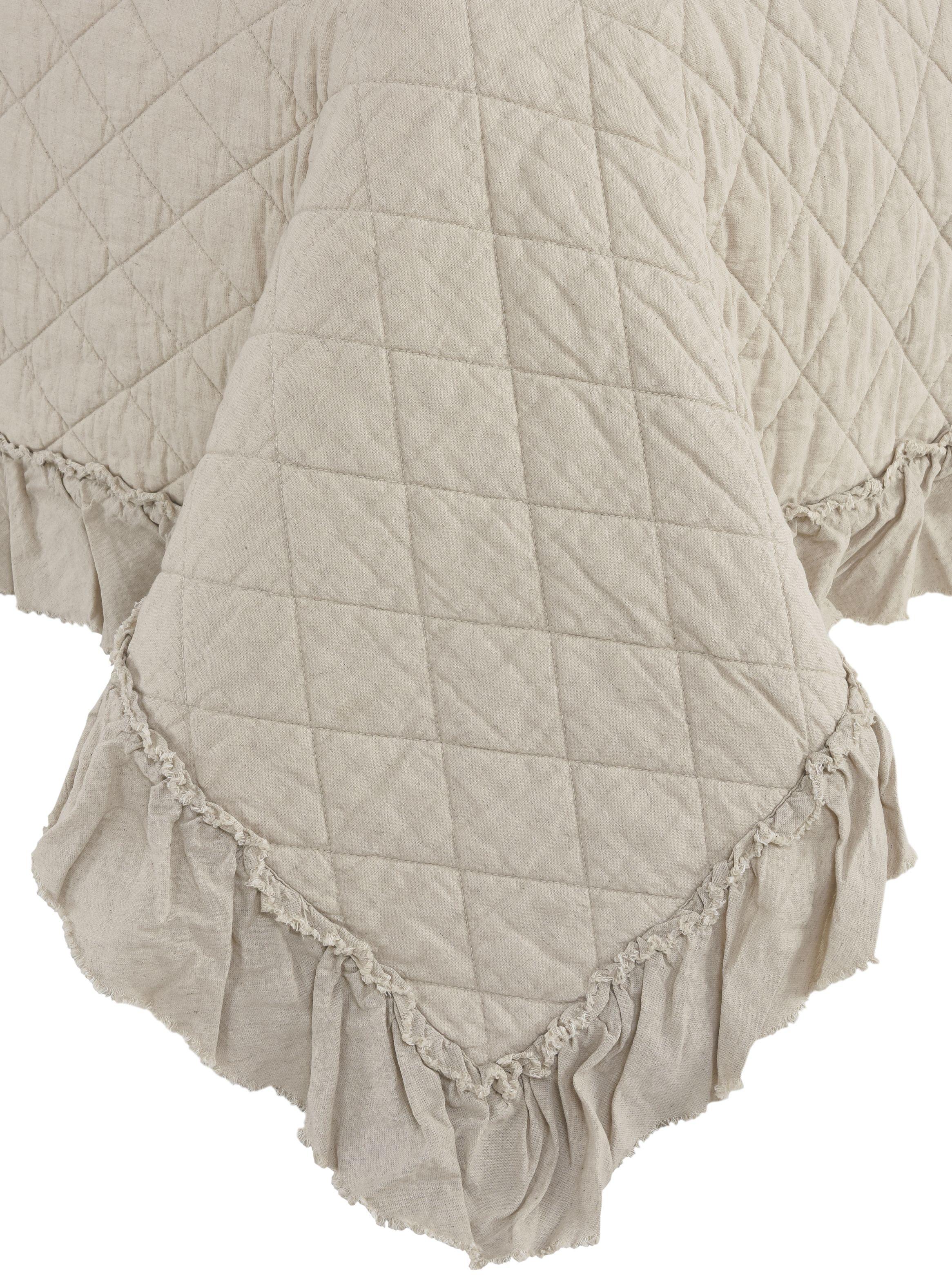 Quilt Rhombus Lino King-2
