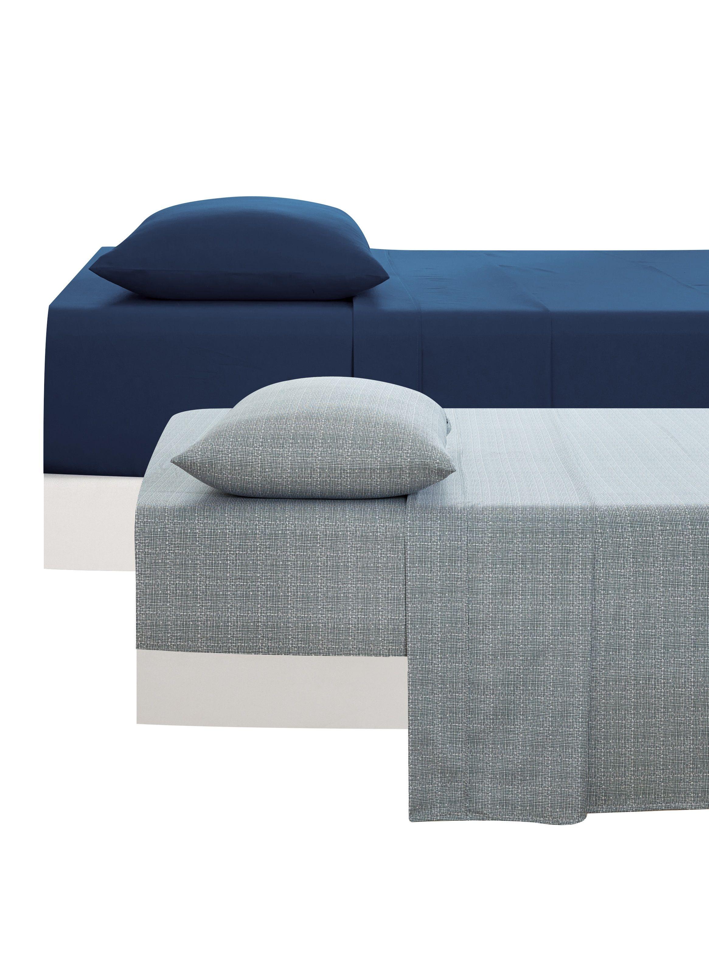 Set 2 Sábanas 1.5 Plazas Microfibra Mix y Match-0