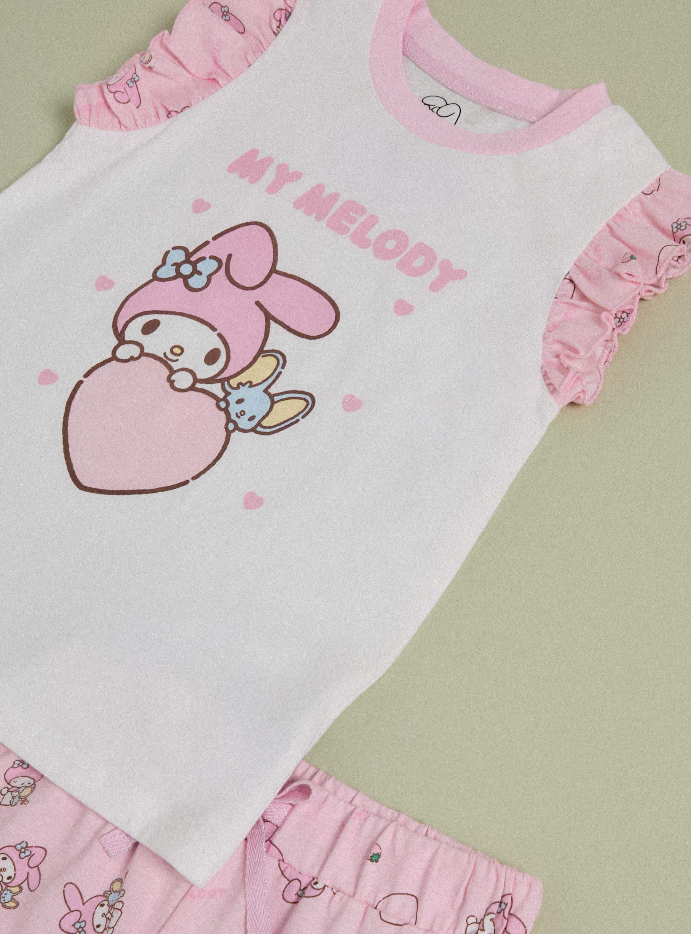 Pijama Estampado My Melody con Vuelos-2