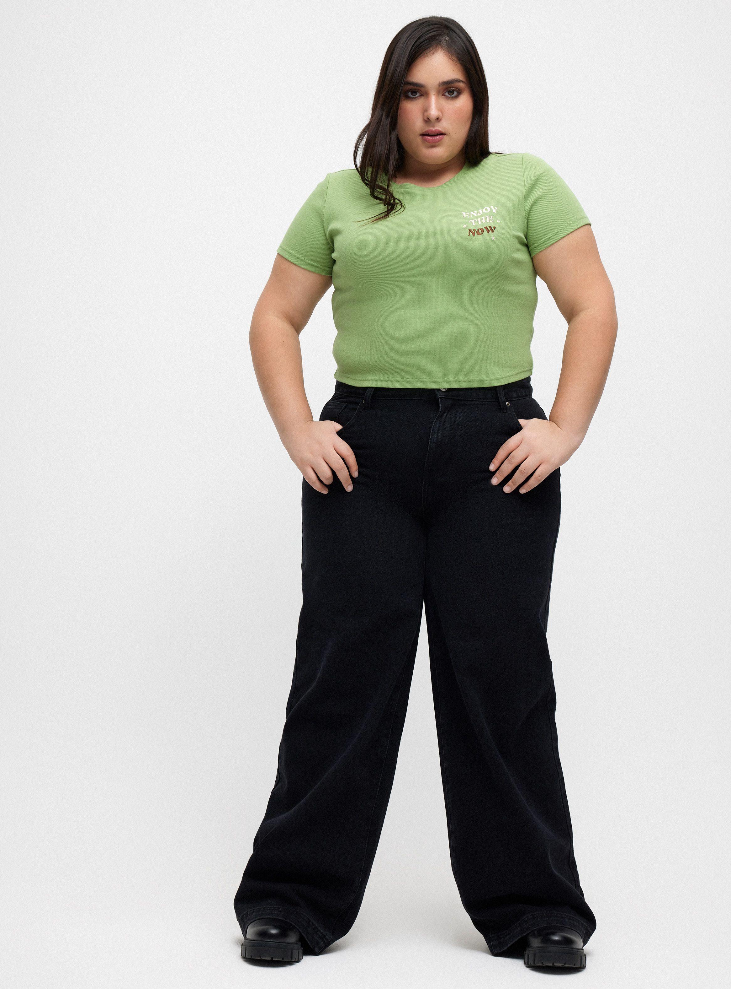 Jeans Wide Leg Color 01-7