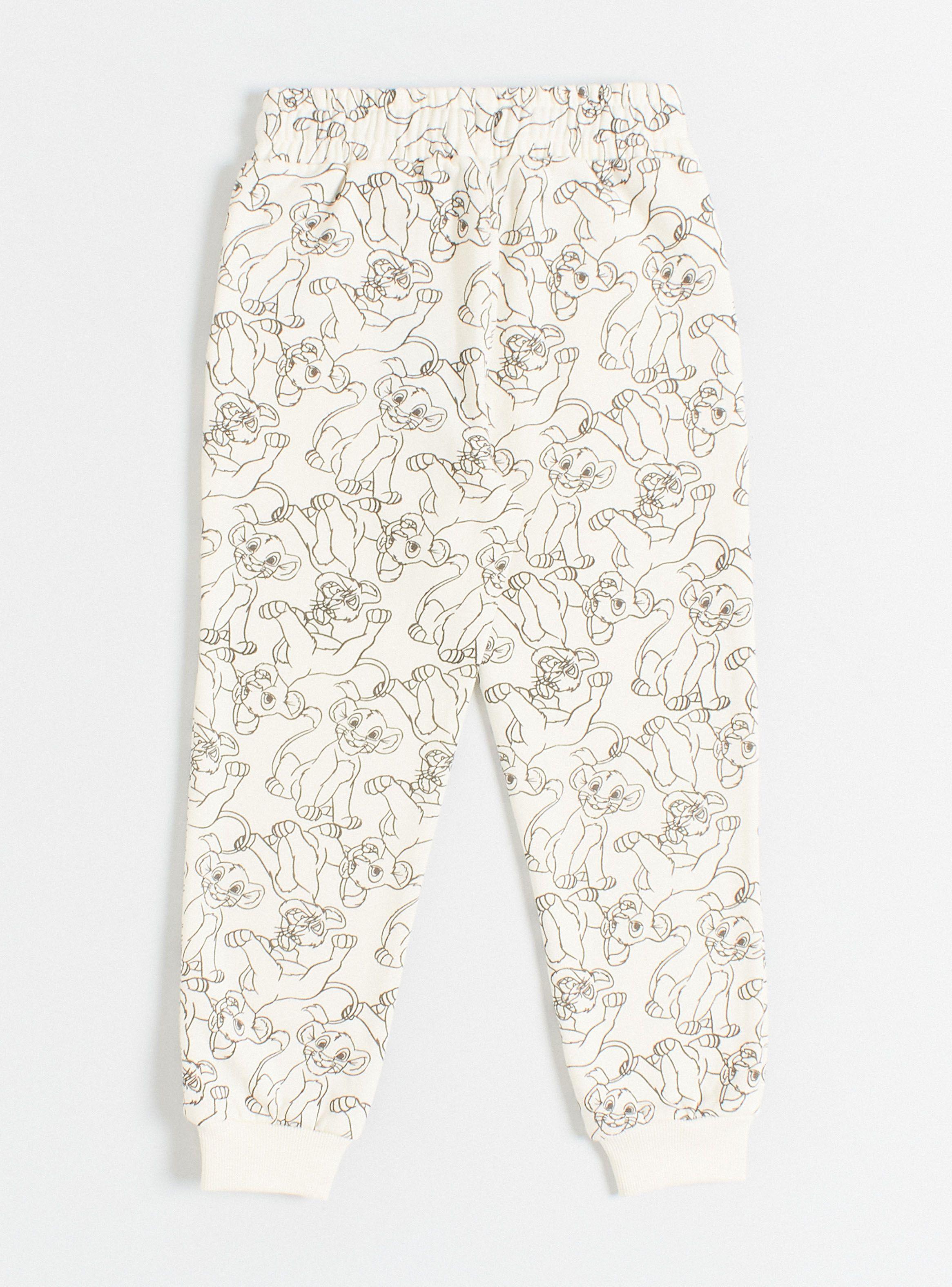 Pantalón de Buzo Disney Lion Estampado Pierna-2