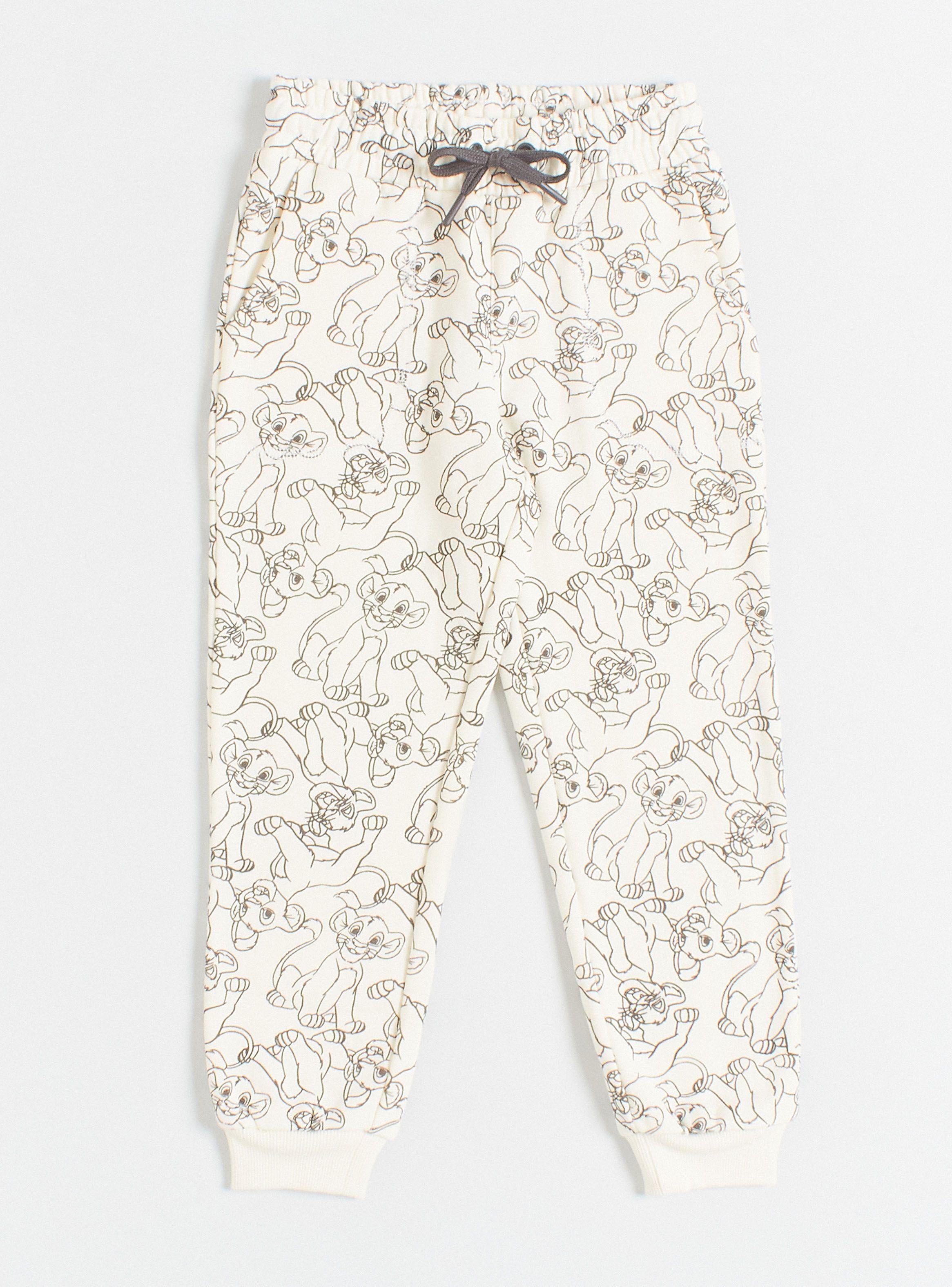 Pantalón de Buzo Disney Lion Estampado Pierna-1