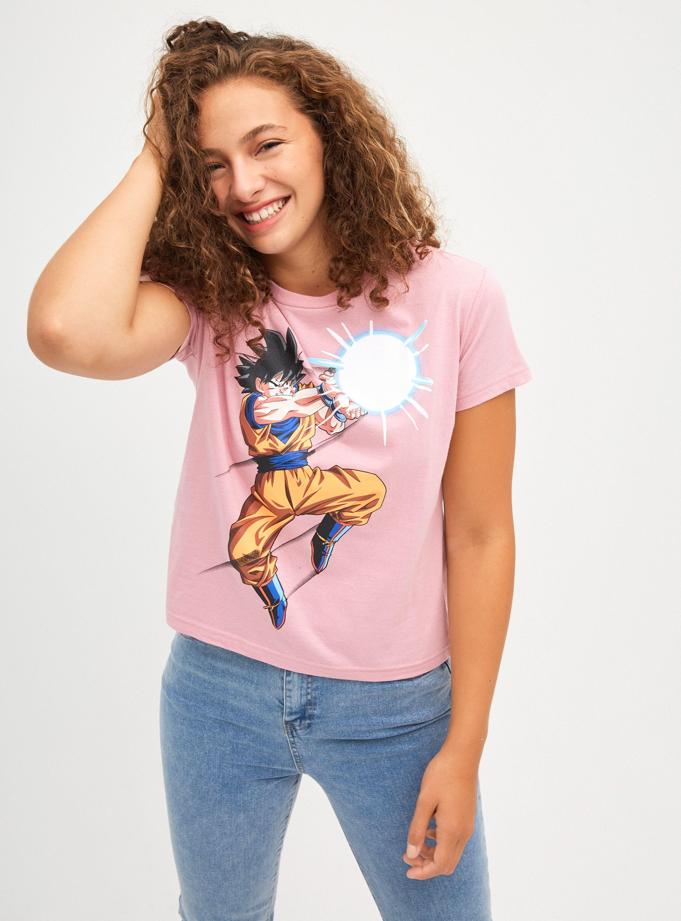 Polera Print Dragon Ball Z Goku Focal Print-0