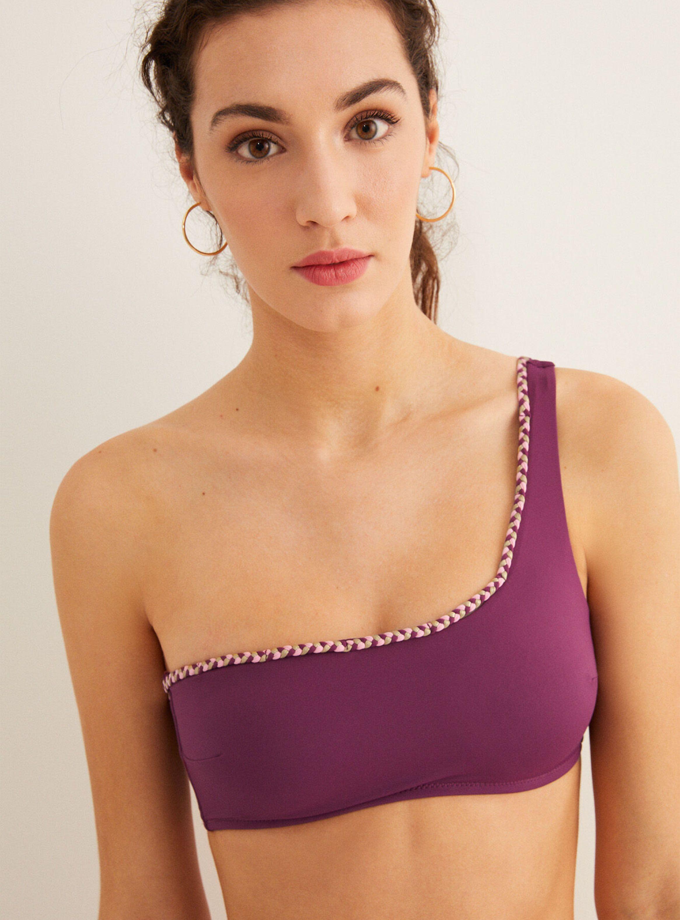 Sostén Bikini Copa B Folk un Hombro Women'Secret-3