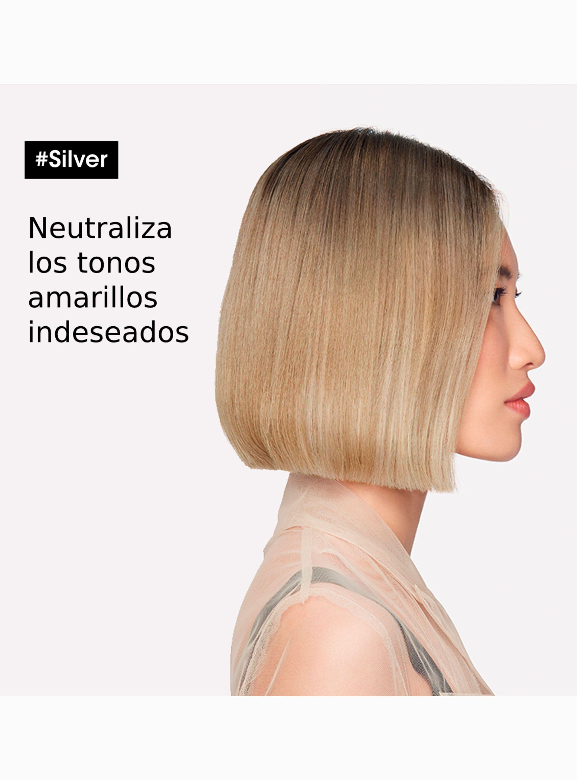 Shampoo Matizador Cabellos Rubios-Grises Silver Serie Expert 500 ml-2