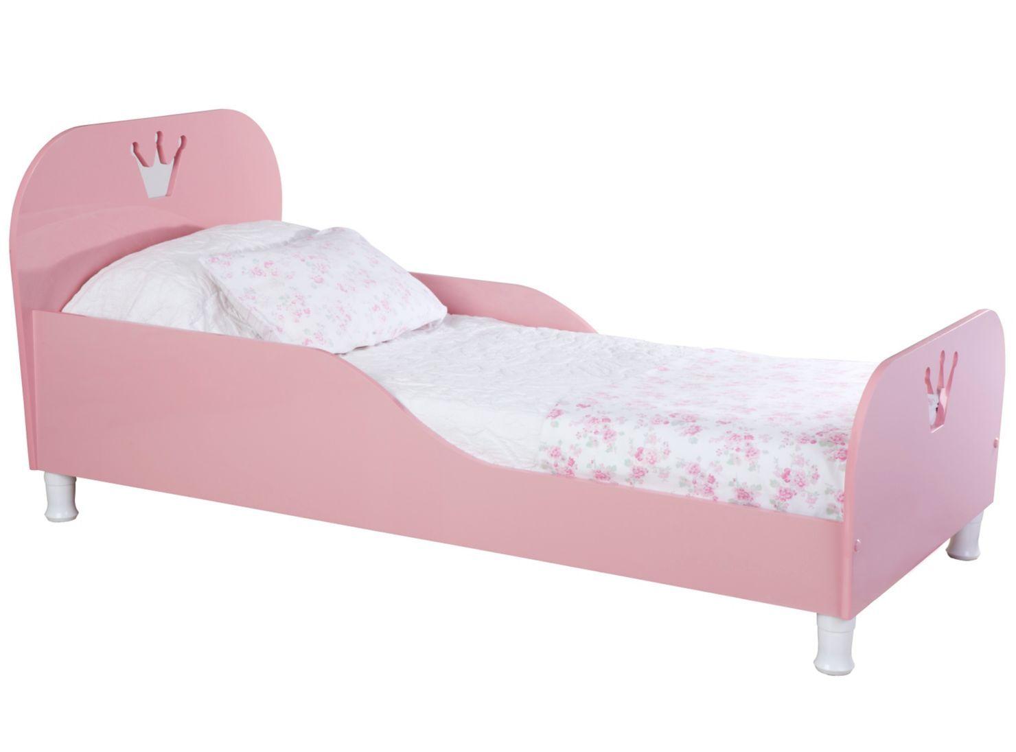 Cama Kidscool de Transición Madera 2321 Rosada Kidscool-0
