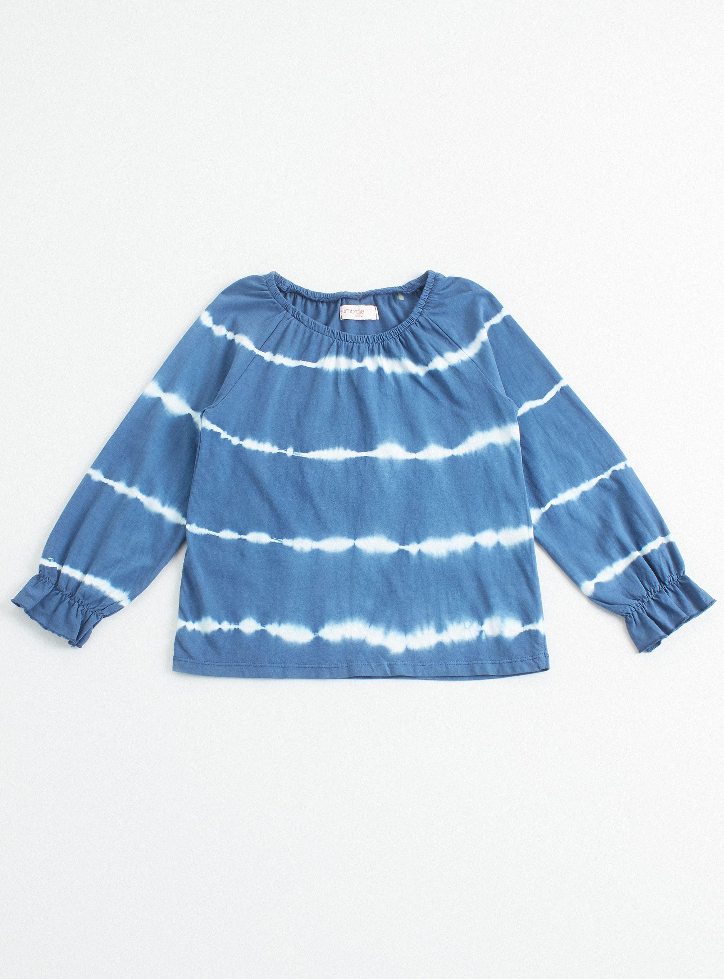 Polera Dip Dye Elastico en Muñeca Niña-1