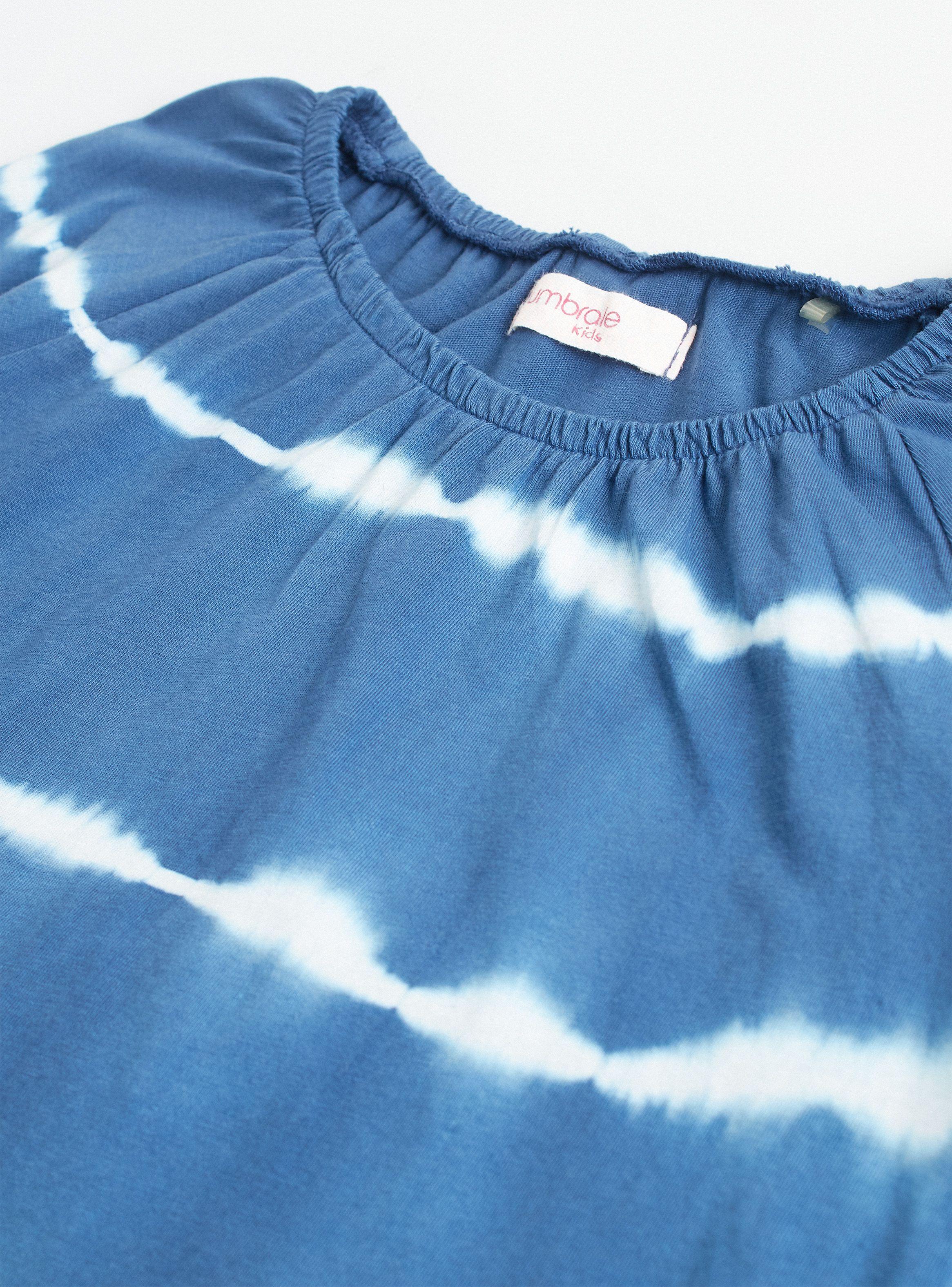 Polera Dip Dye Elastico en Muñeca Niña-3