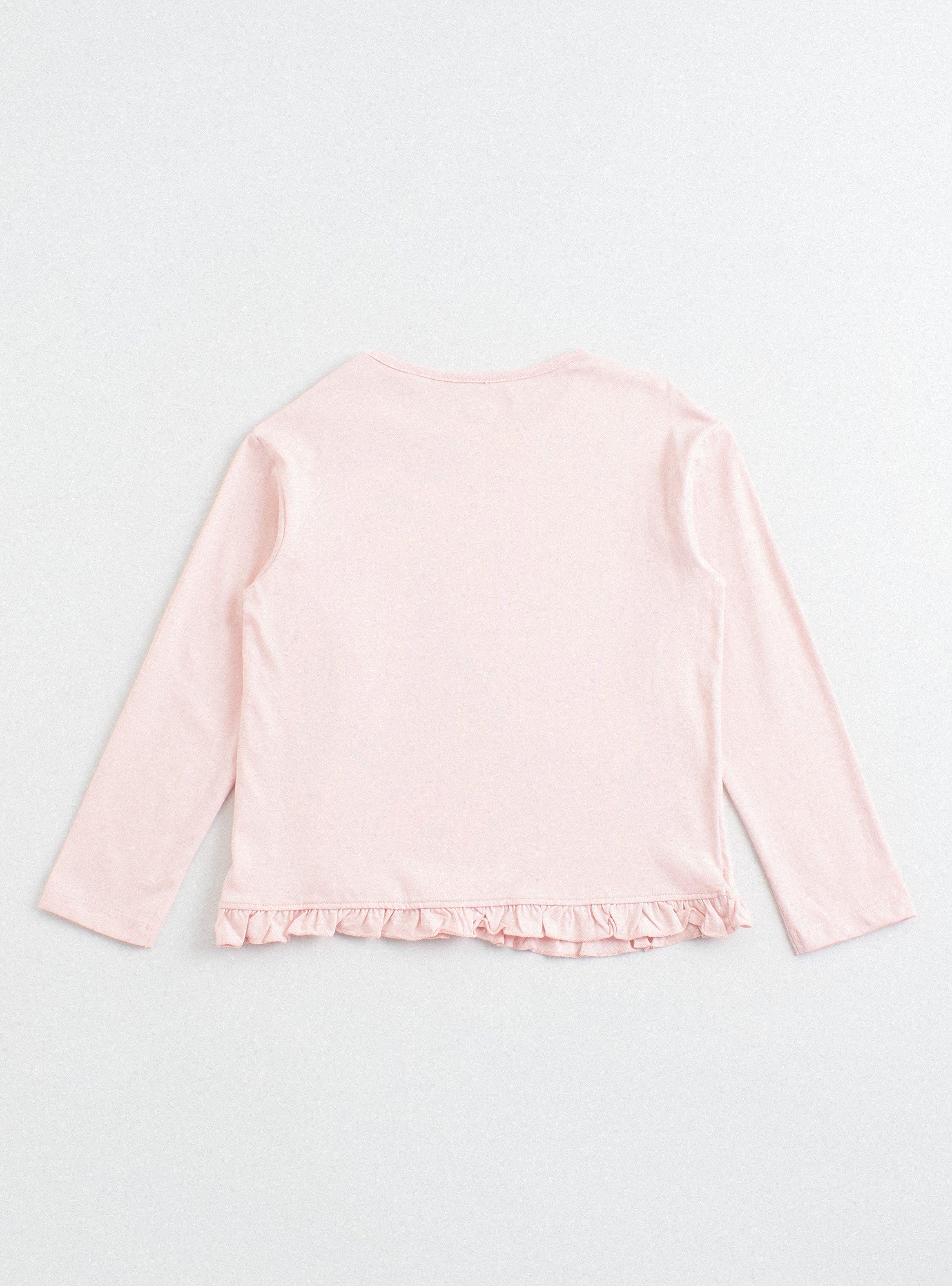 Polera Volante Cruzado Manga Larga Niña-1