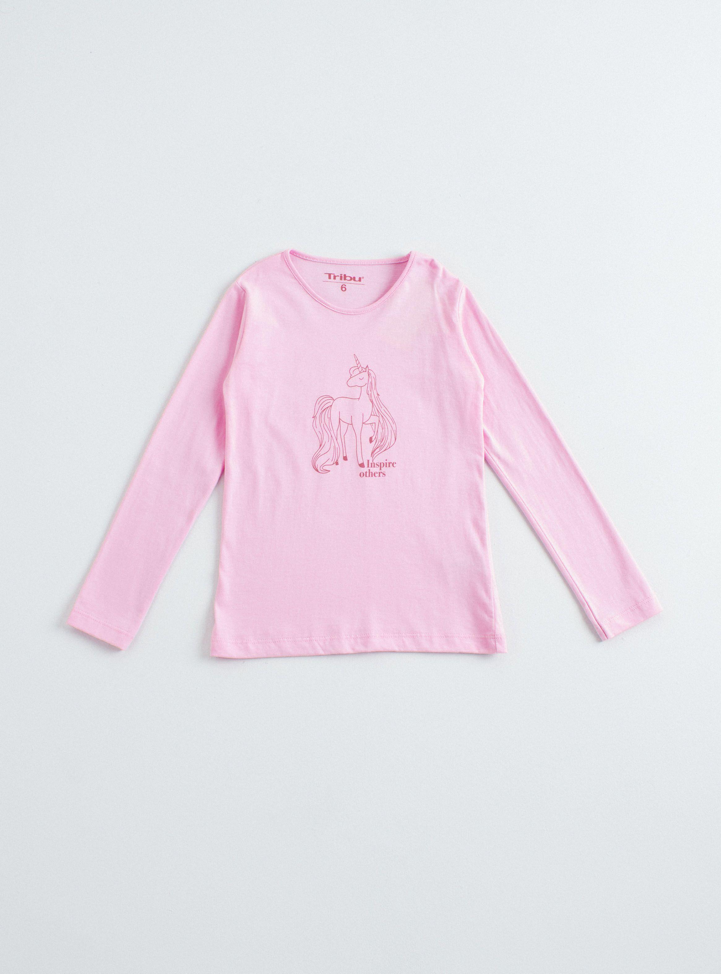 Polera Focal Manga Larga Niña-0