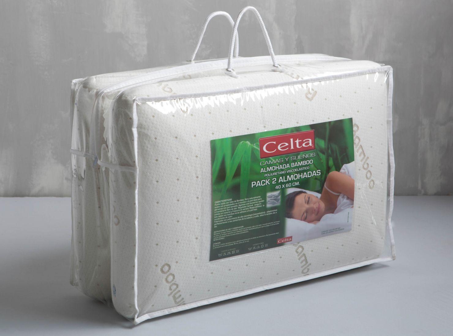 Pack 2 Almohadas Viscoelástica Bamboo-0