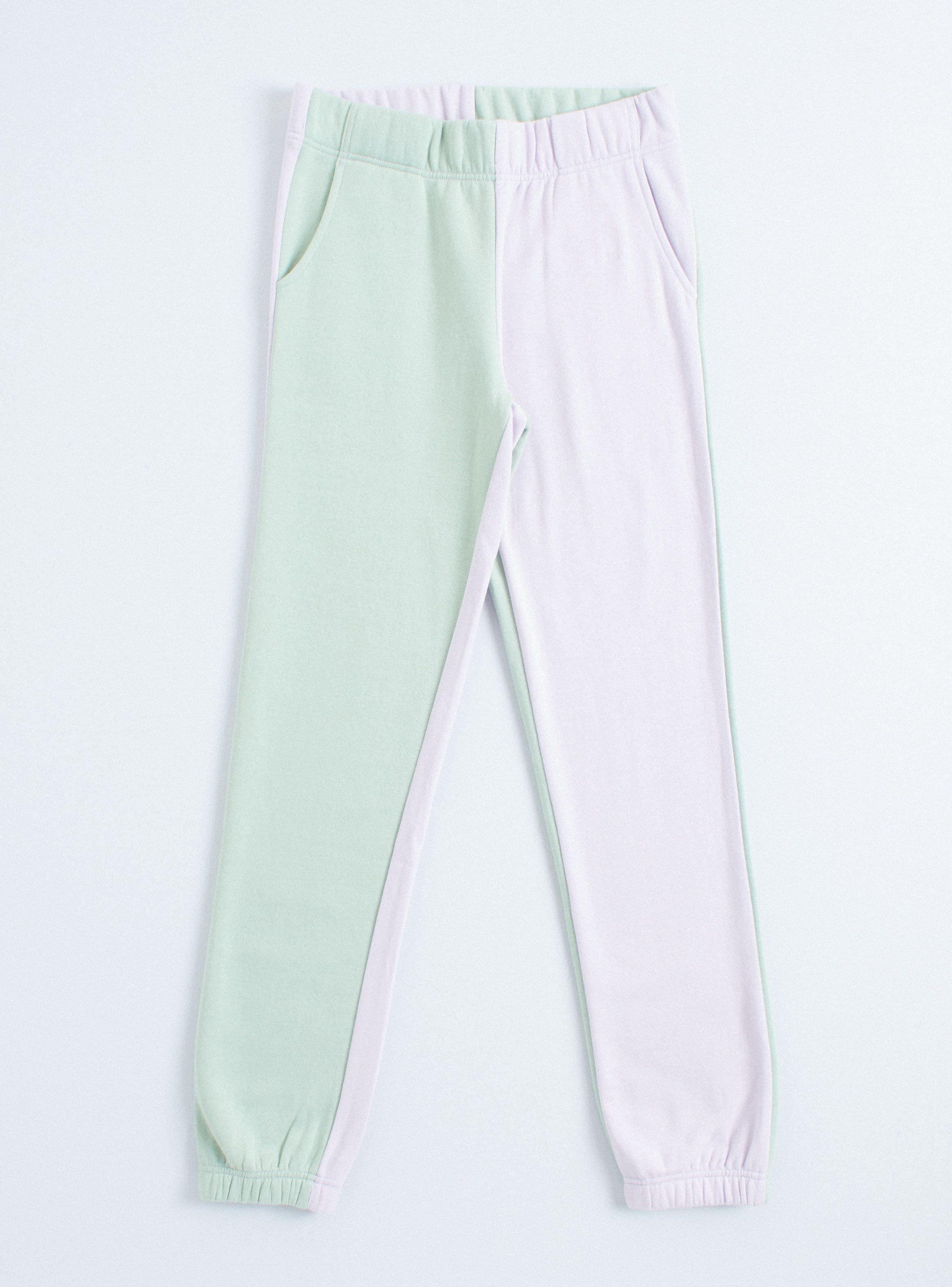 Pantalón Buzo Color Block Niña-0