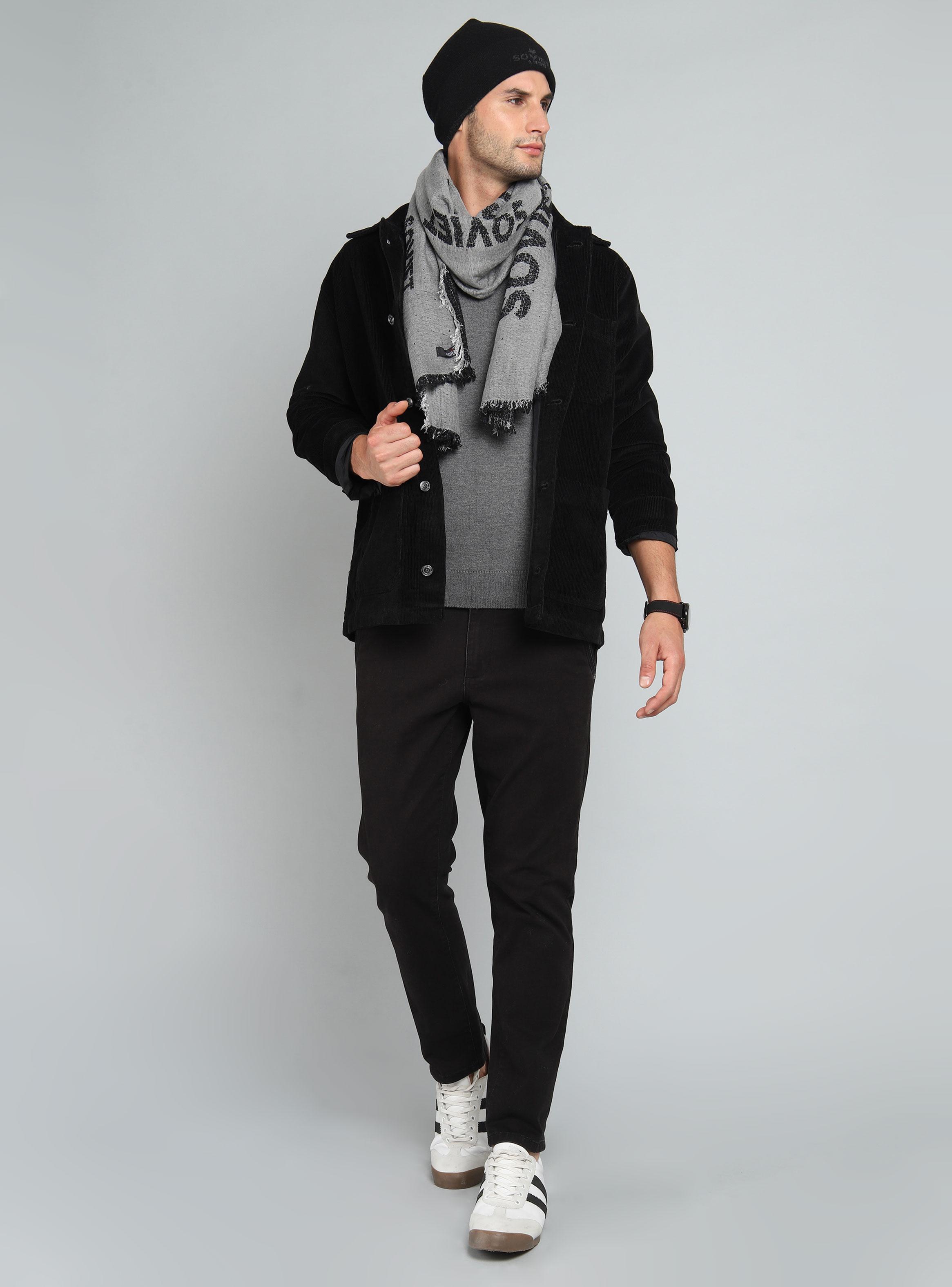 Chaqueta de Cotelé Casual-4