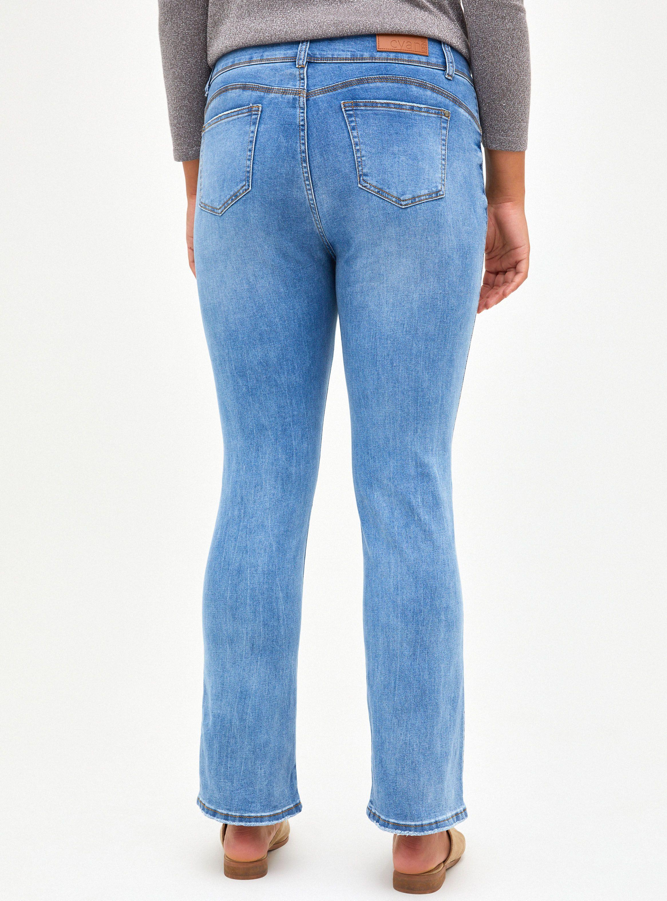 Jeans Tiro Medio 3 Botones-1