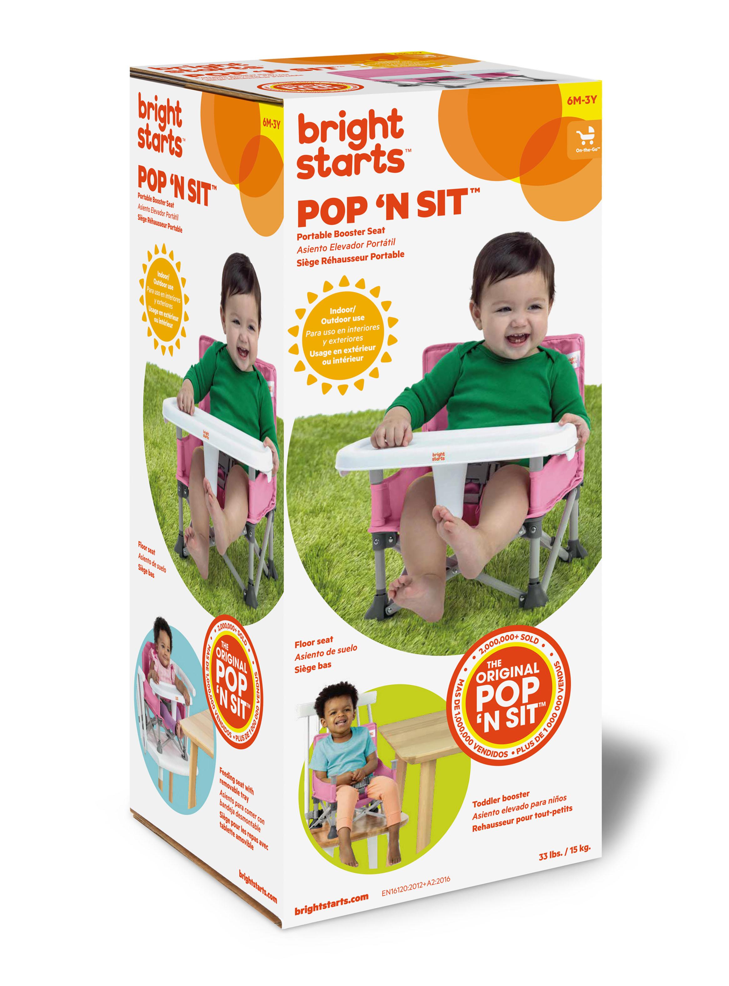 Silla Tipo Booster Pop N Sit Pink-3
