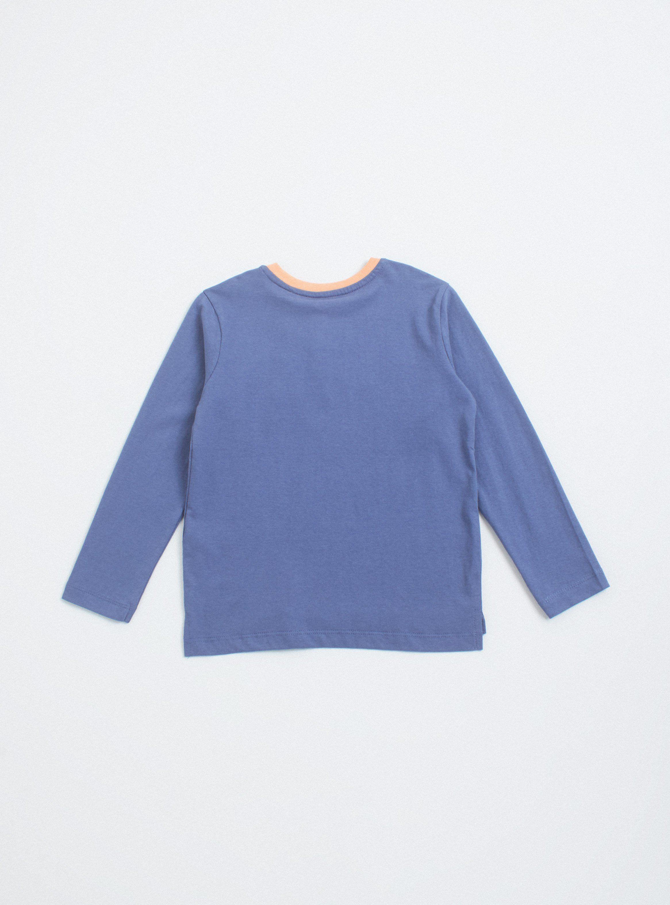 Polera Lisa Henley Manga Larga Niño-1