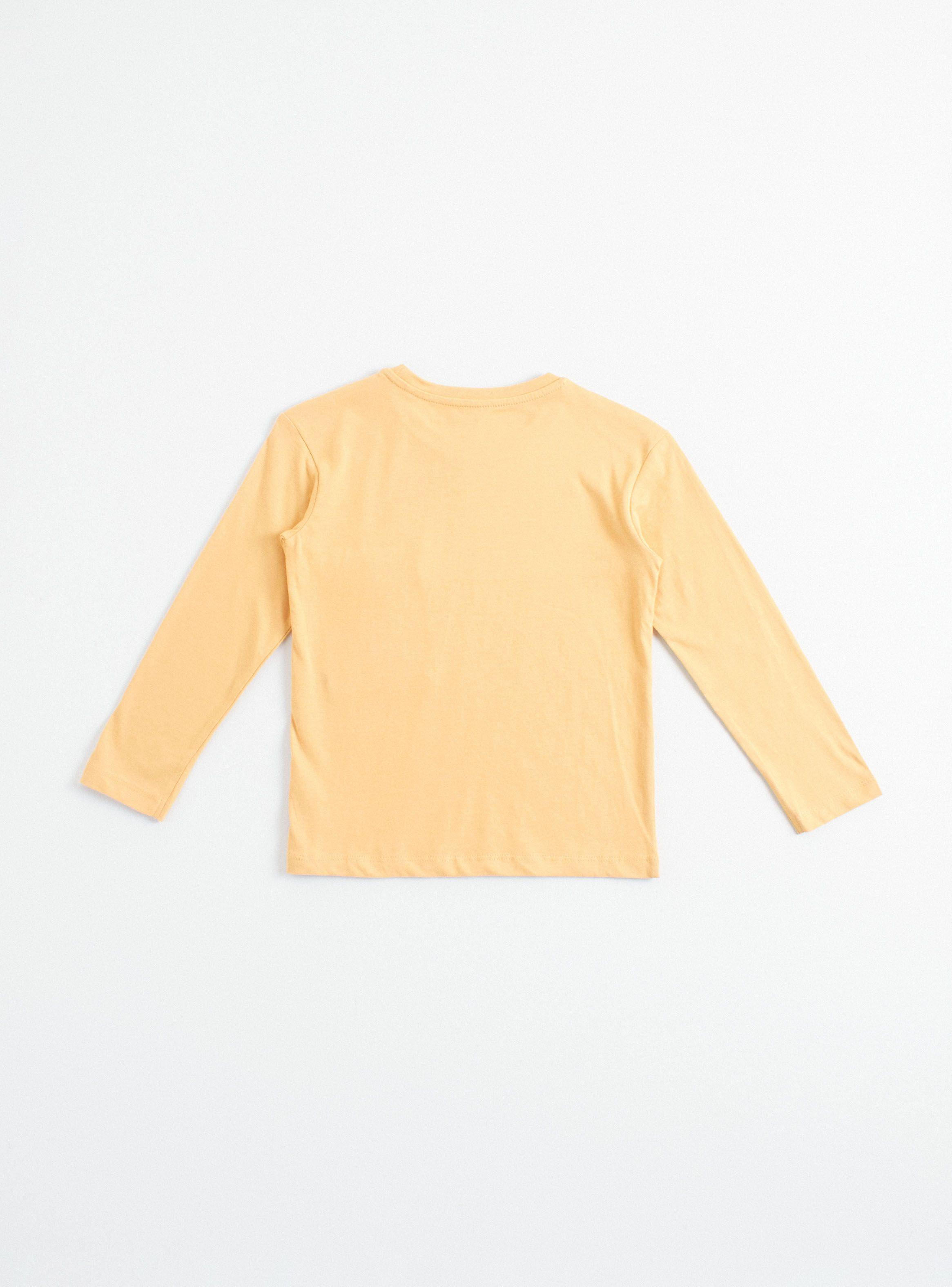 Polera Lisa Bolsillo Manga Larga Niño-2