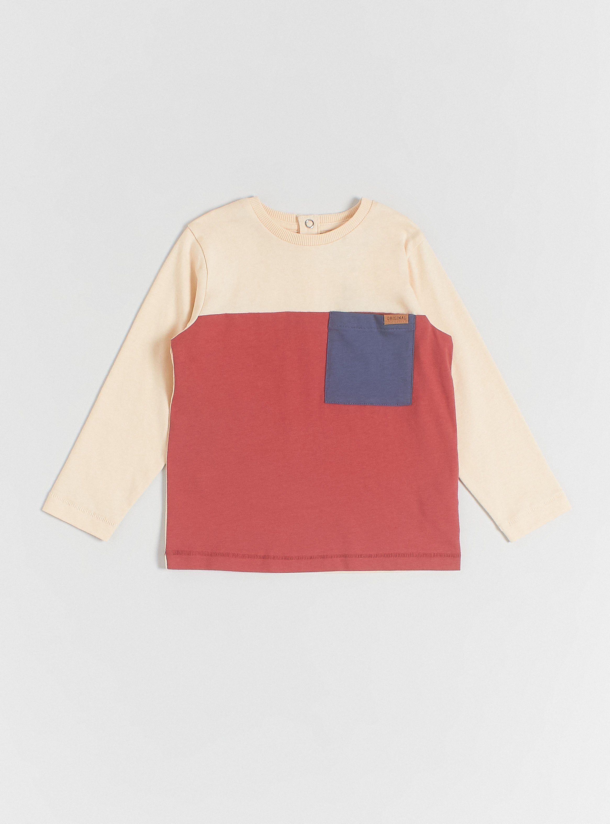 Polera Manga Larga Color Block Niño-0