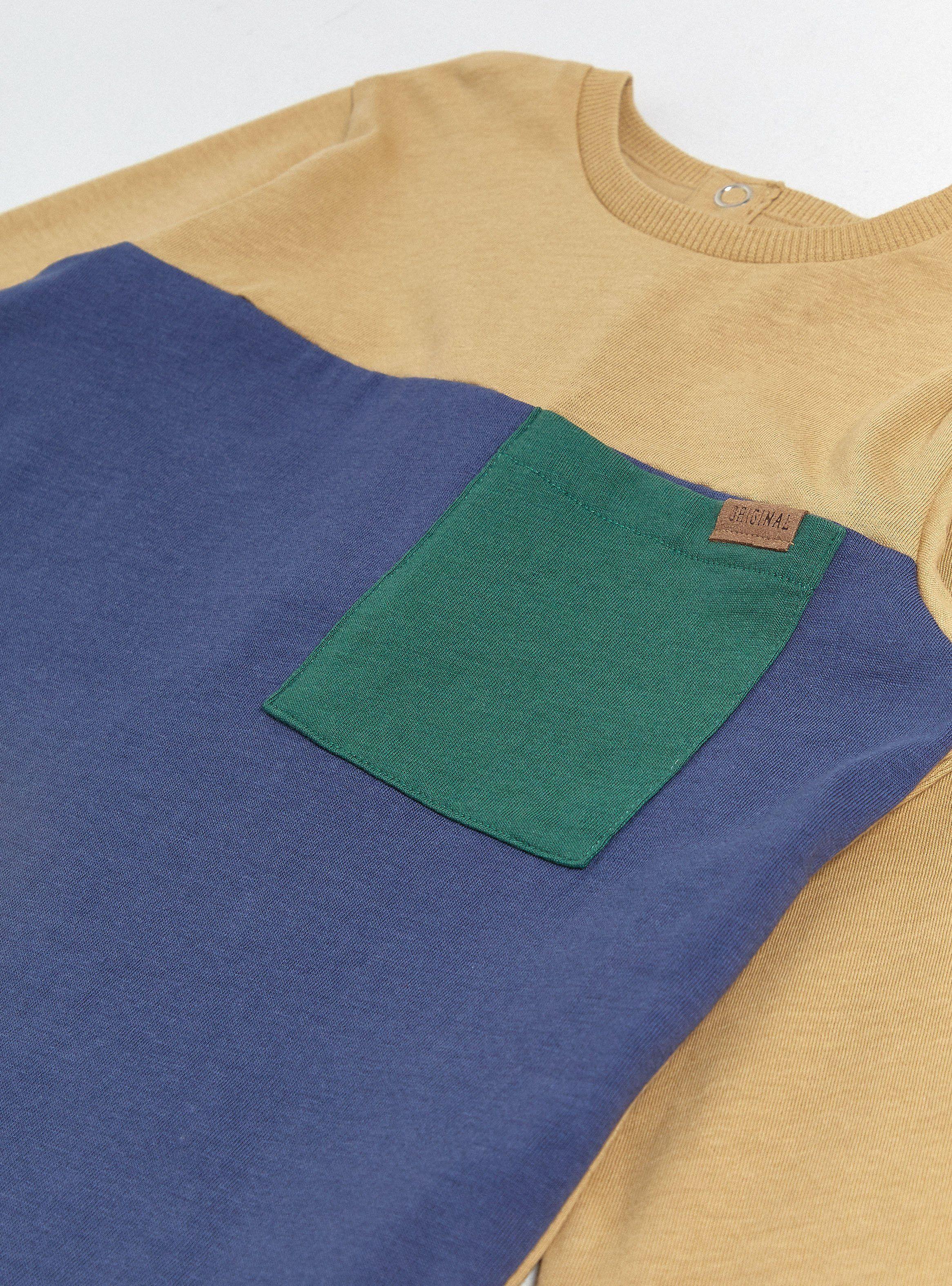 Polera Manga Larga Color Block Niño-2