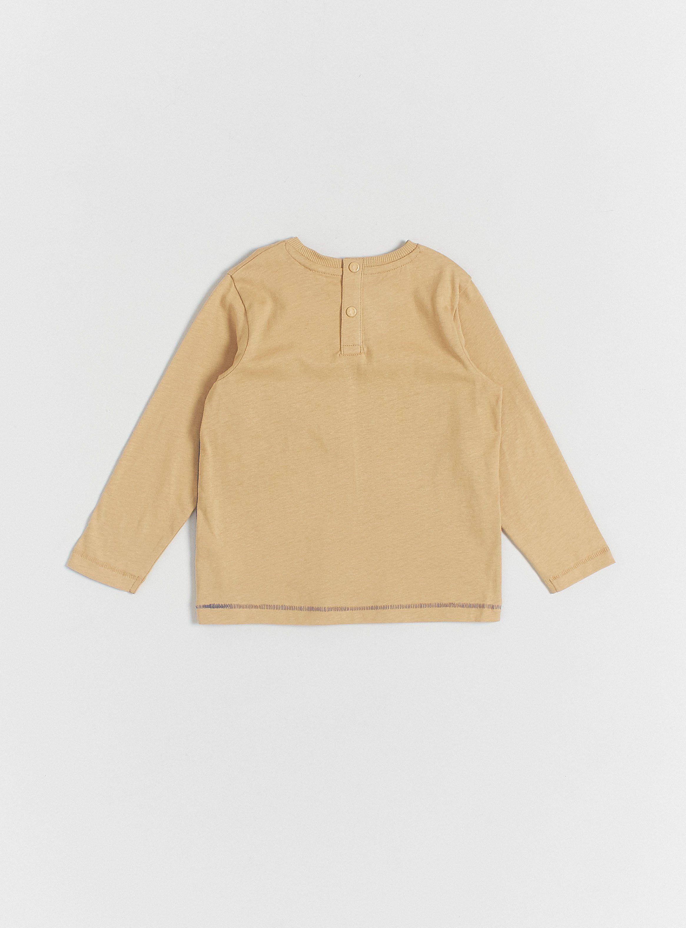 Polera Manga Larga Color Block Niño-1