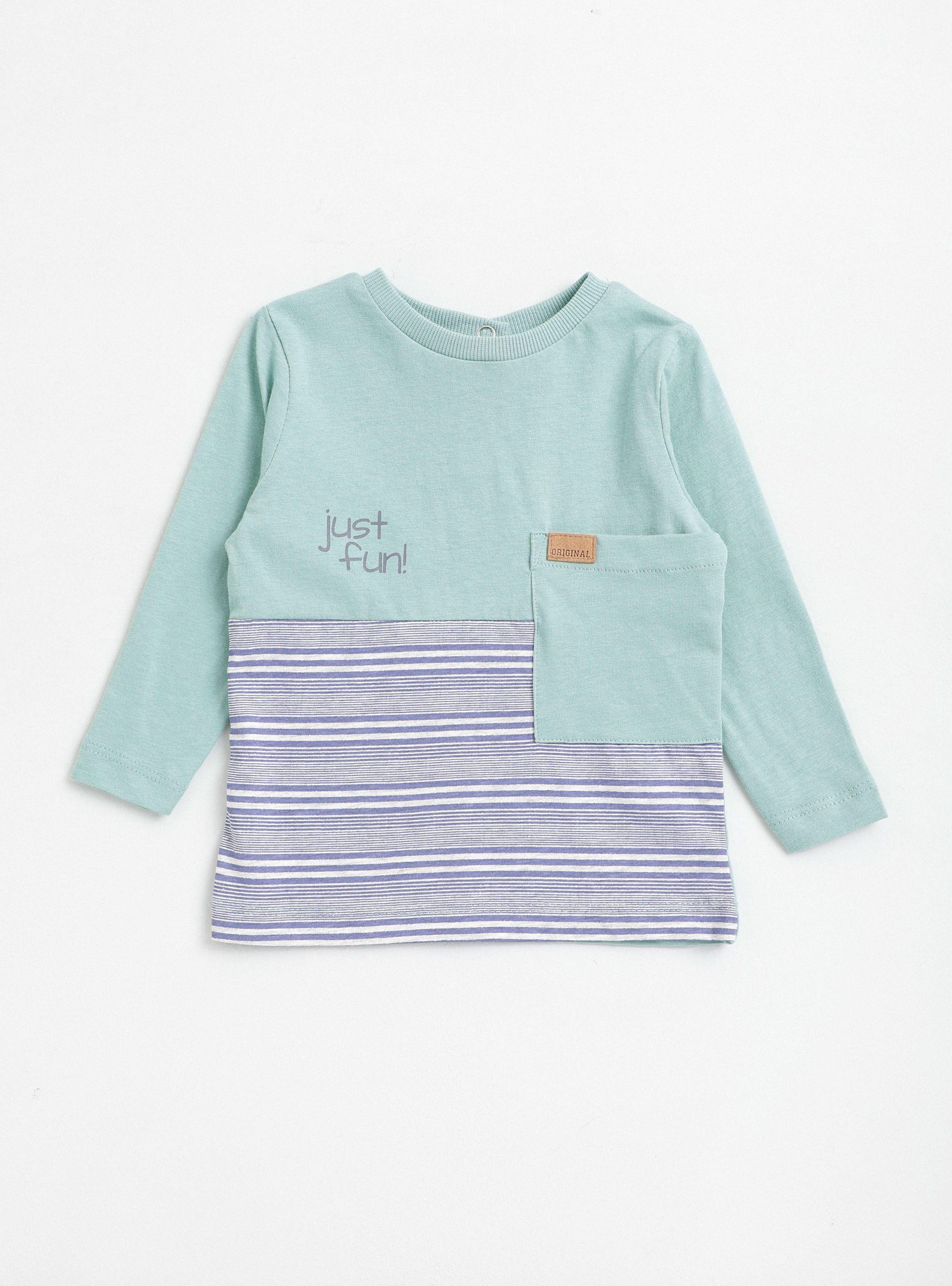 Polera Manga Larga Dinos Niño-0