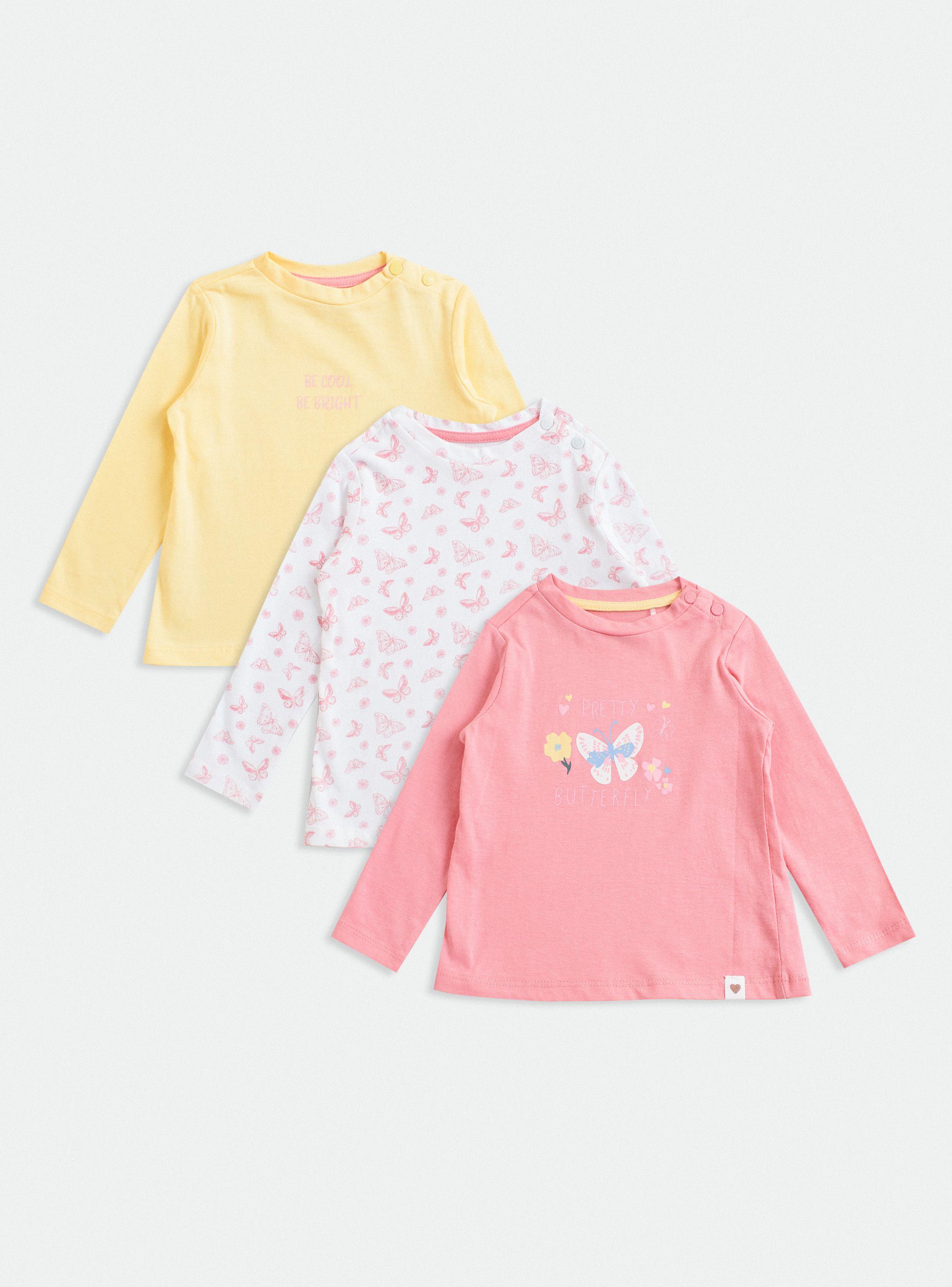 Tripack Polera Manga Larga Niña-0