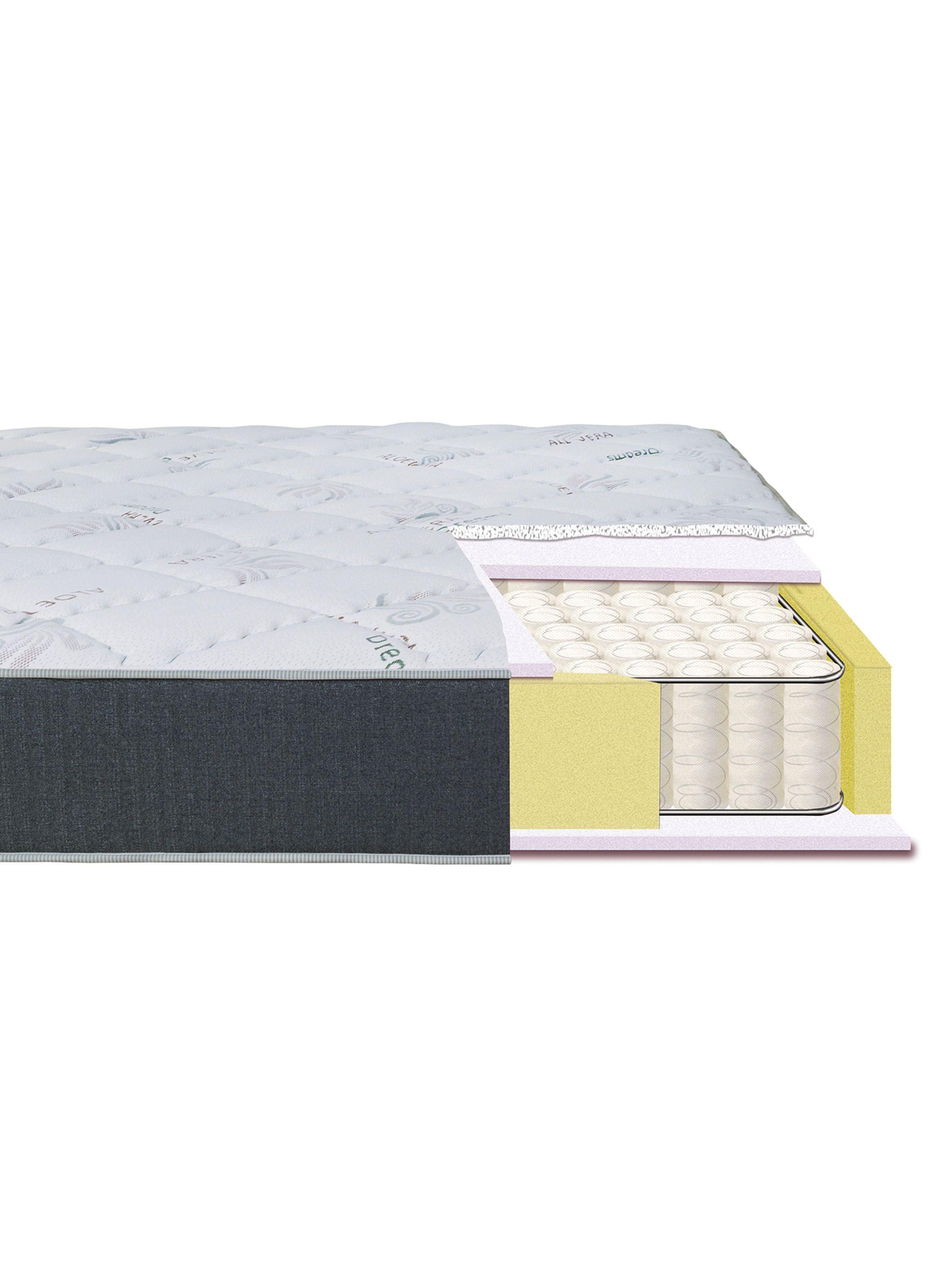 Cama Europea Aloe Vera 1 Plaza + Textil-4