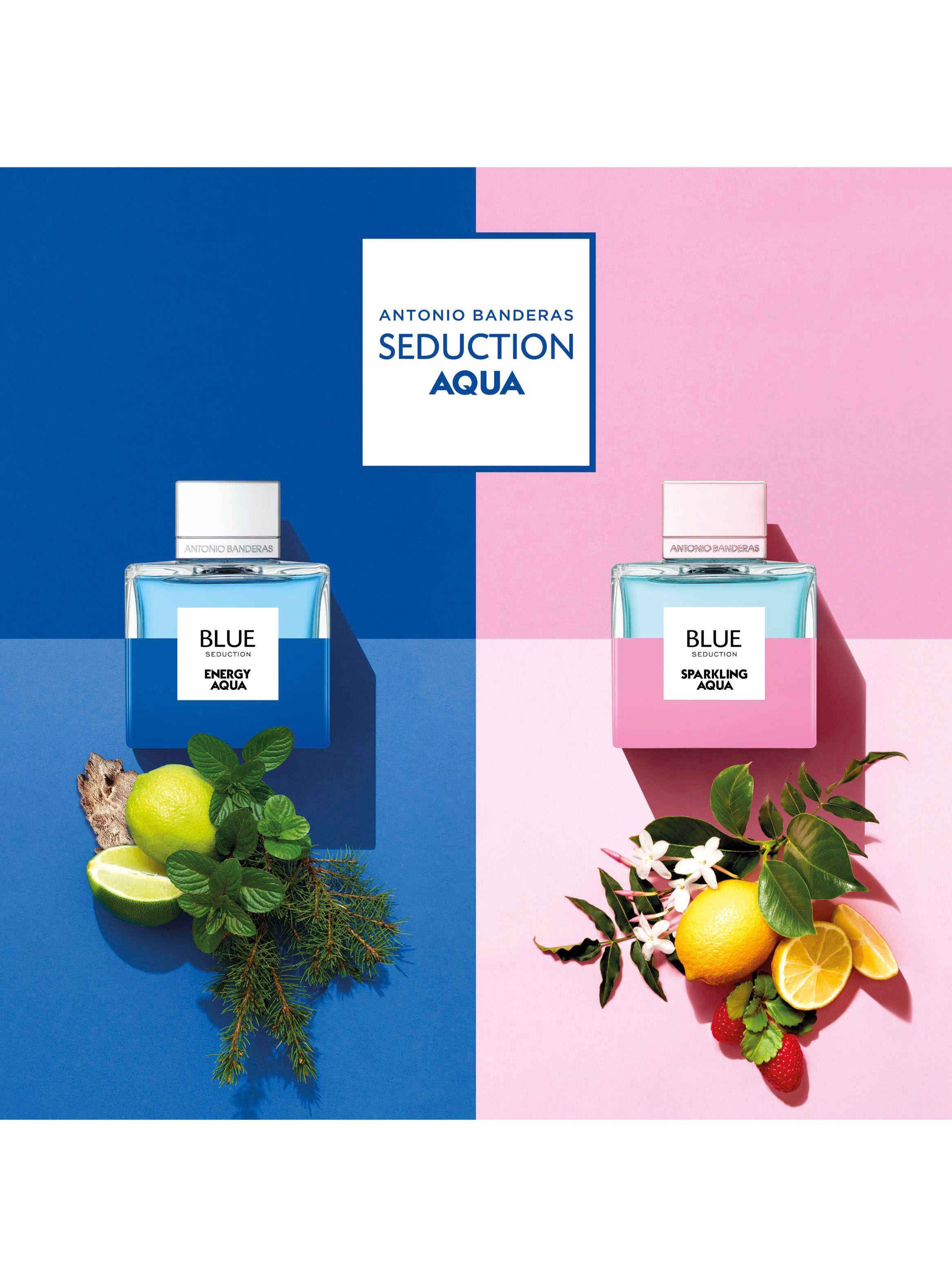 Perfume Blue Seduction Sparking Aqua Banderas EDT Mujer 100 ml-3