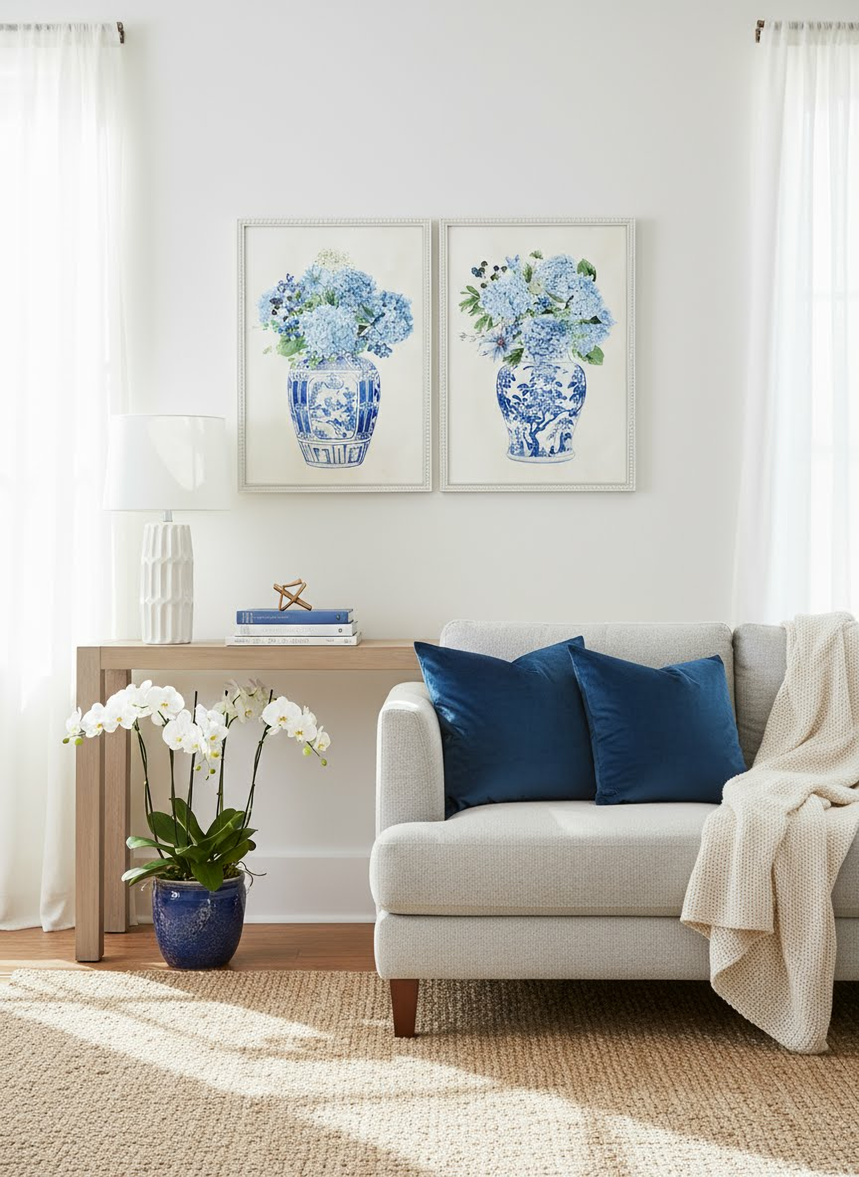 Set de 2 Cuadros Jarrones-8