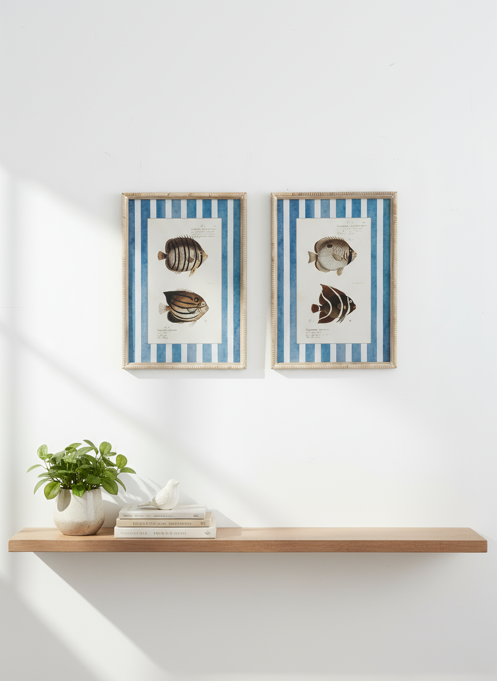 Set de 2 Cuadros Peces 1-4