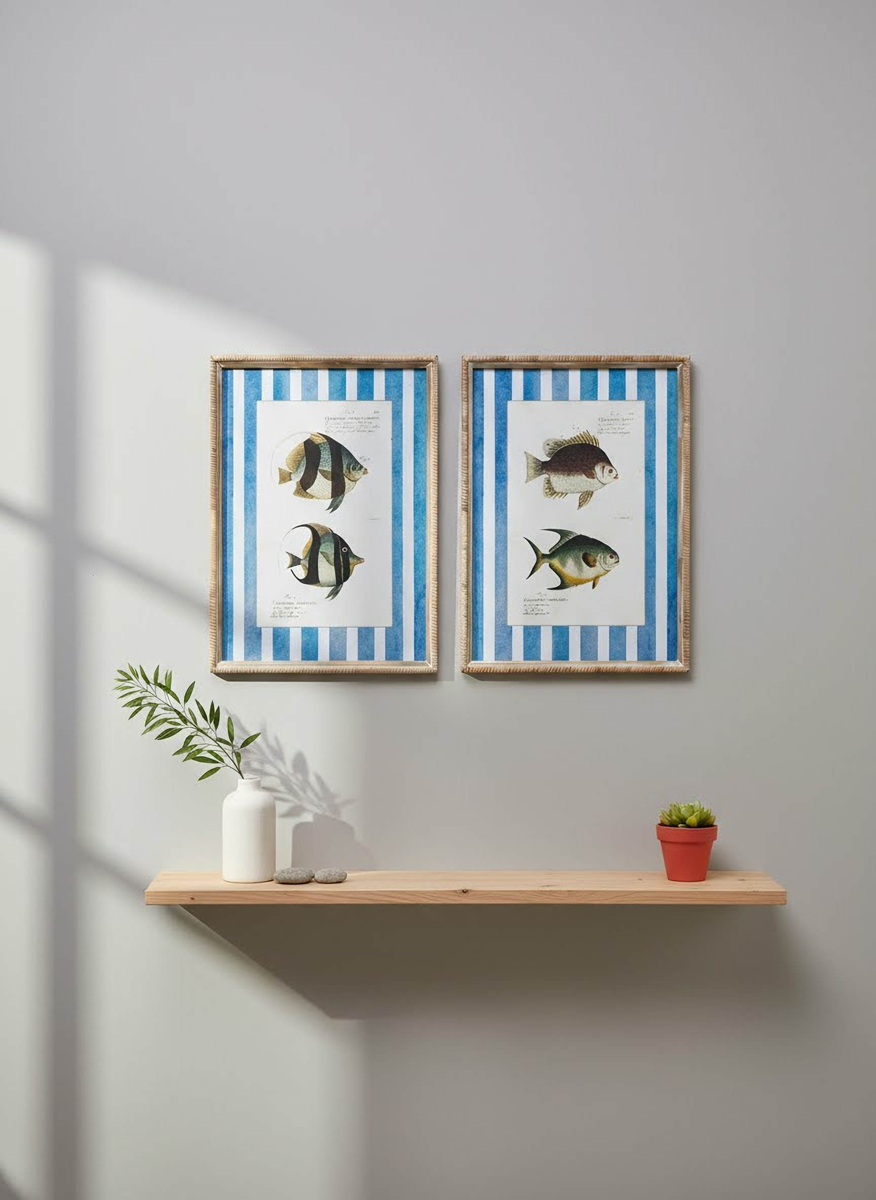 Set de 2 Cuadros Peces 2-3