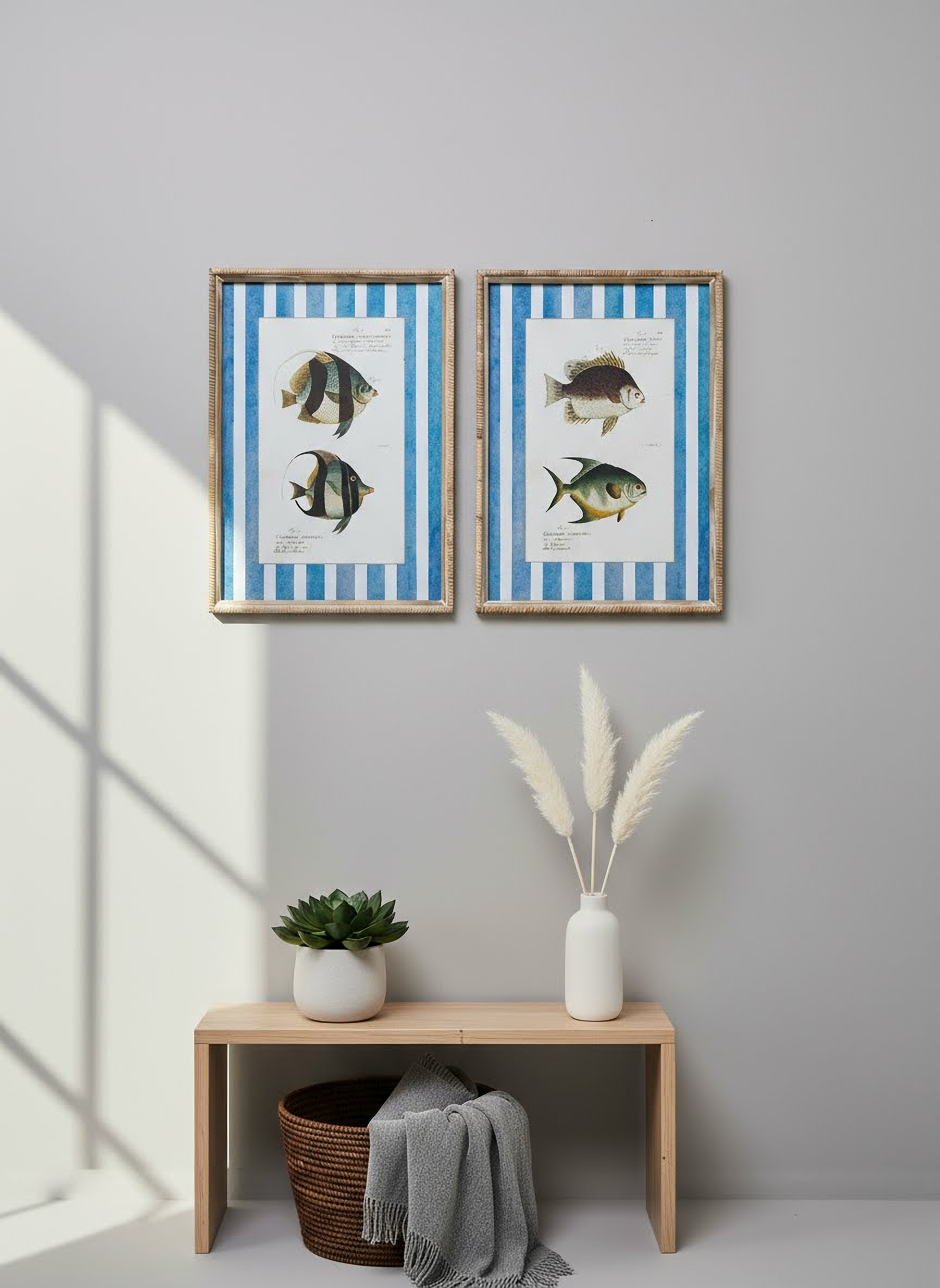 Set de 2 Cuadros Peces 2-4