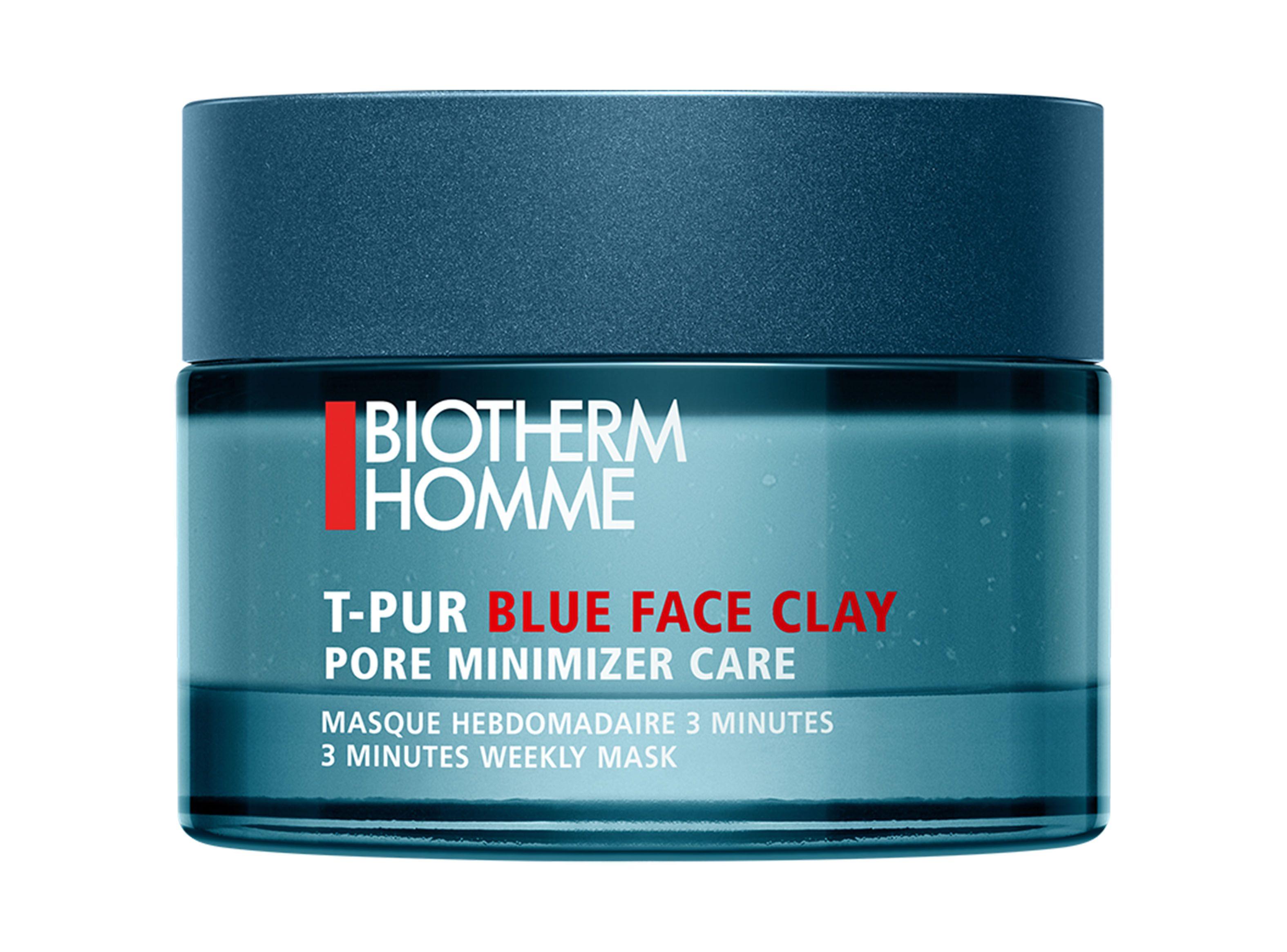 Mascarilla Facial T-Pure Blue Face Clay 50 ml Biotherm Homme-0