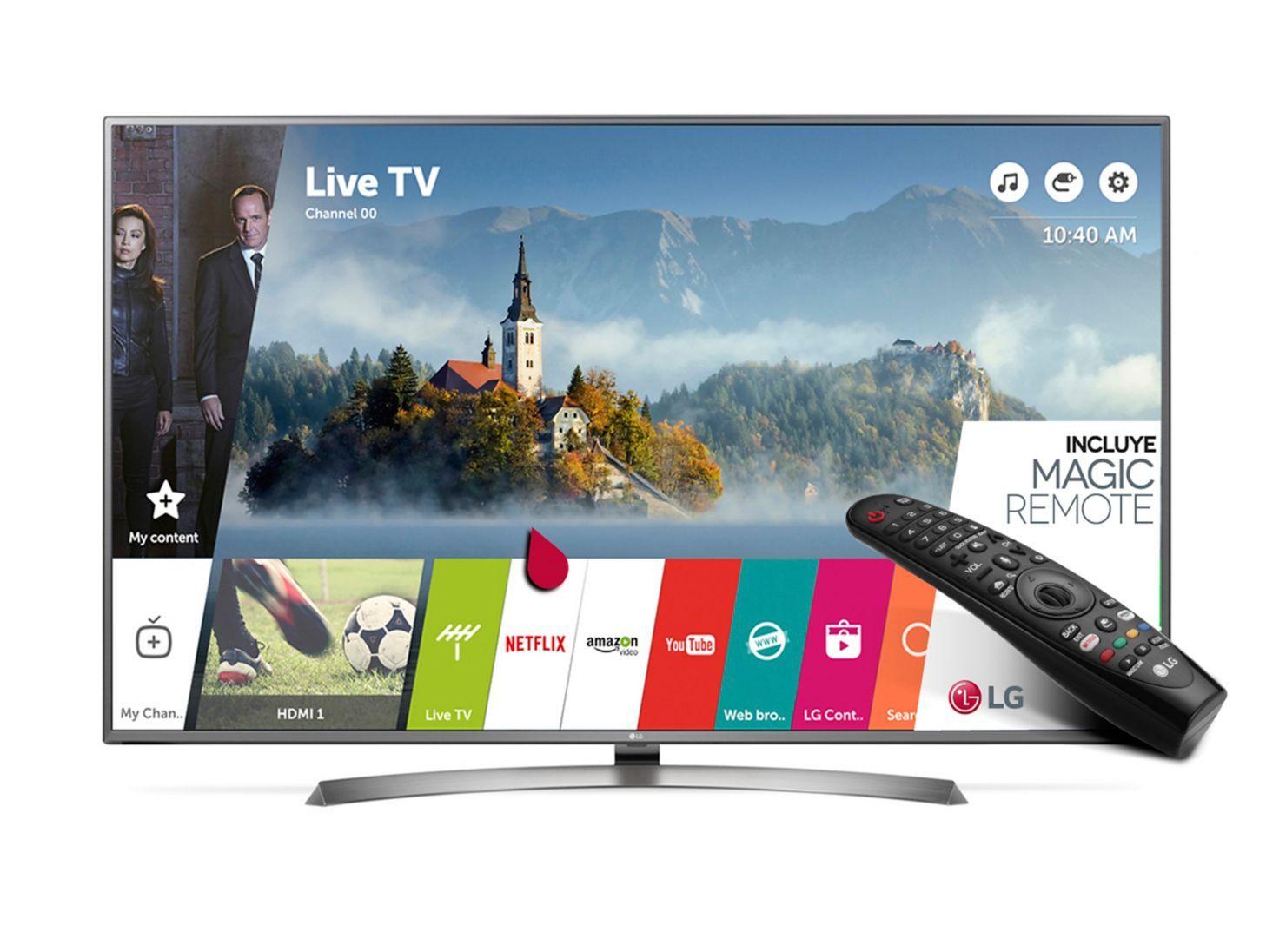LED 55" Smart TV UHD 4K 55UJ6580-0