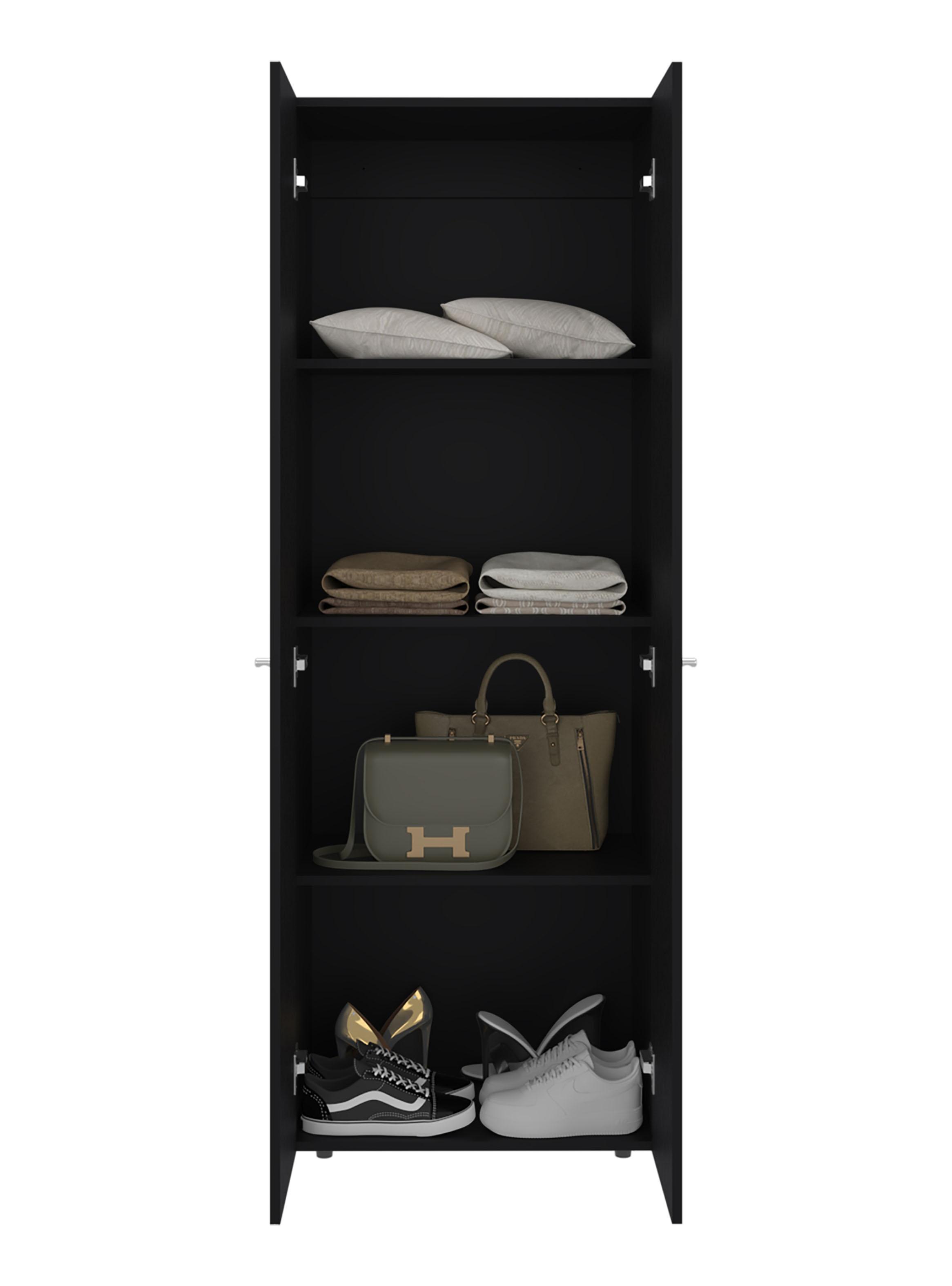 Closet 2 Puertas 170x60x40.2 cm Wengue-2