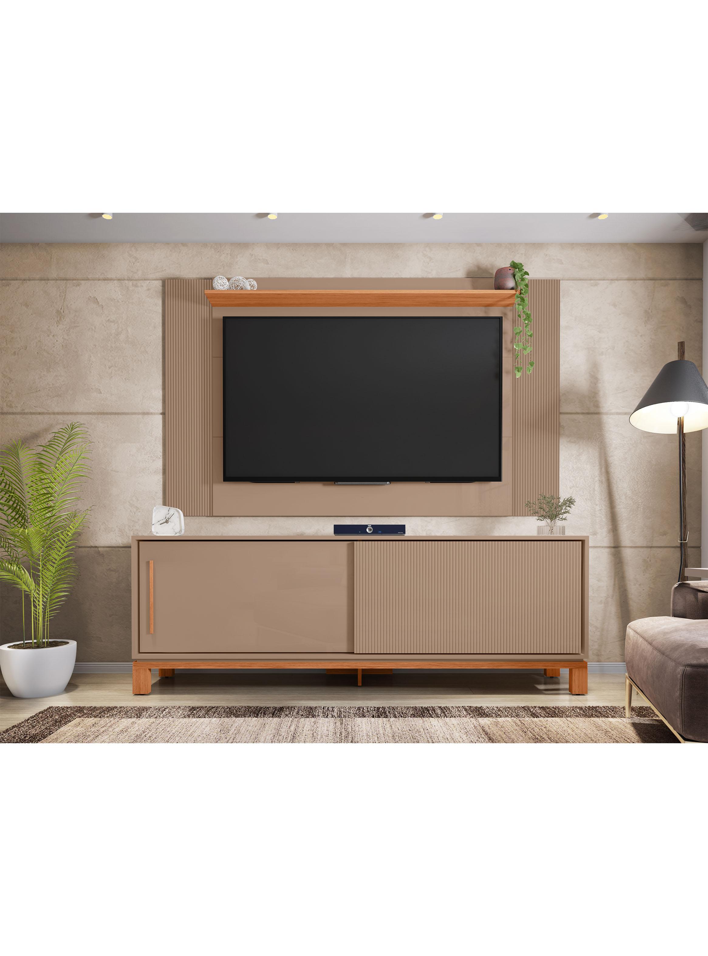 Panel TV + Rack TV 1.8m Mondrian Blanco-3