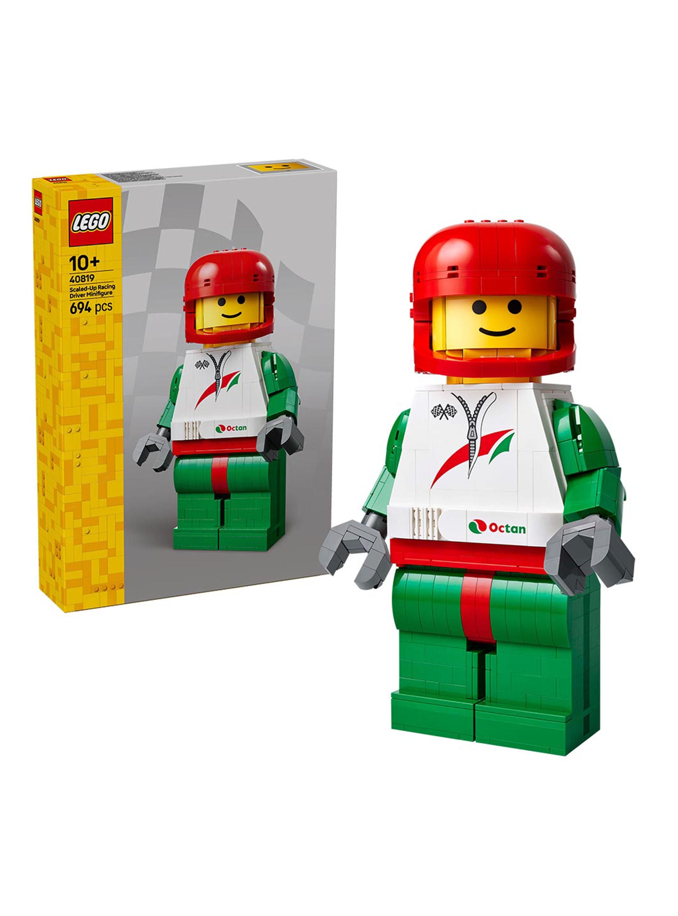 Lego Minifigura Gigante de Piloto de Carreras-3
