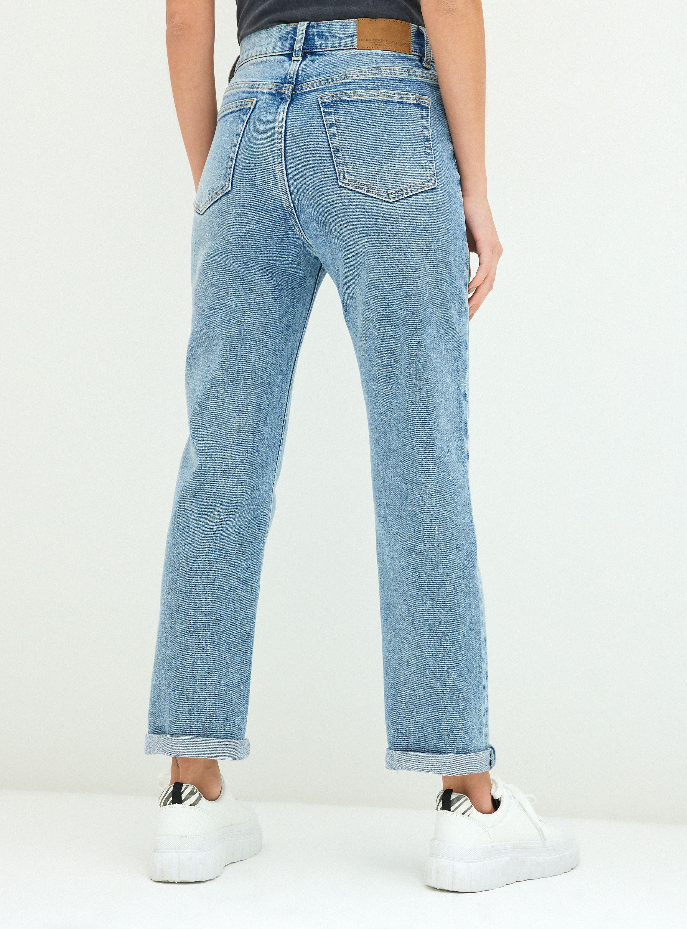 Jeans Mezclilla Básico Straight Fit-1