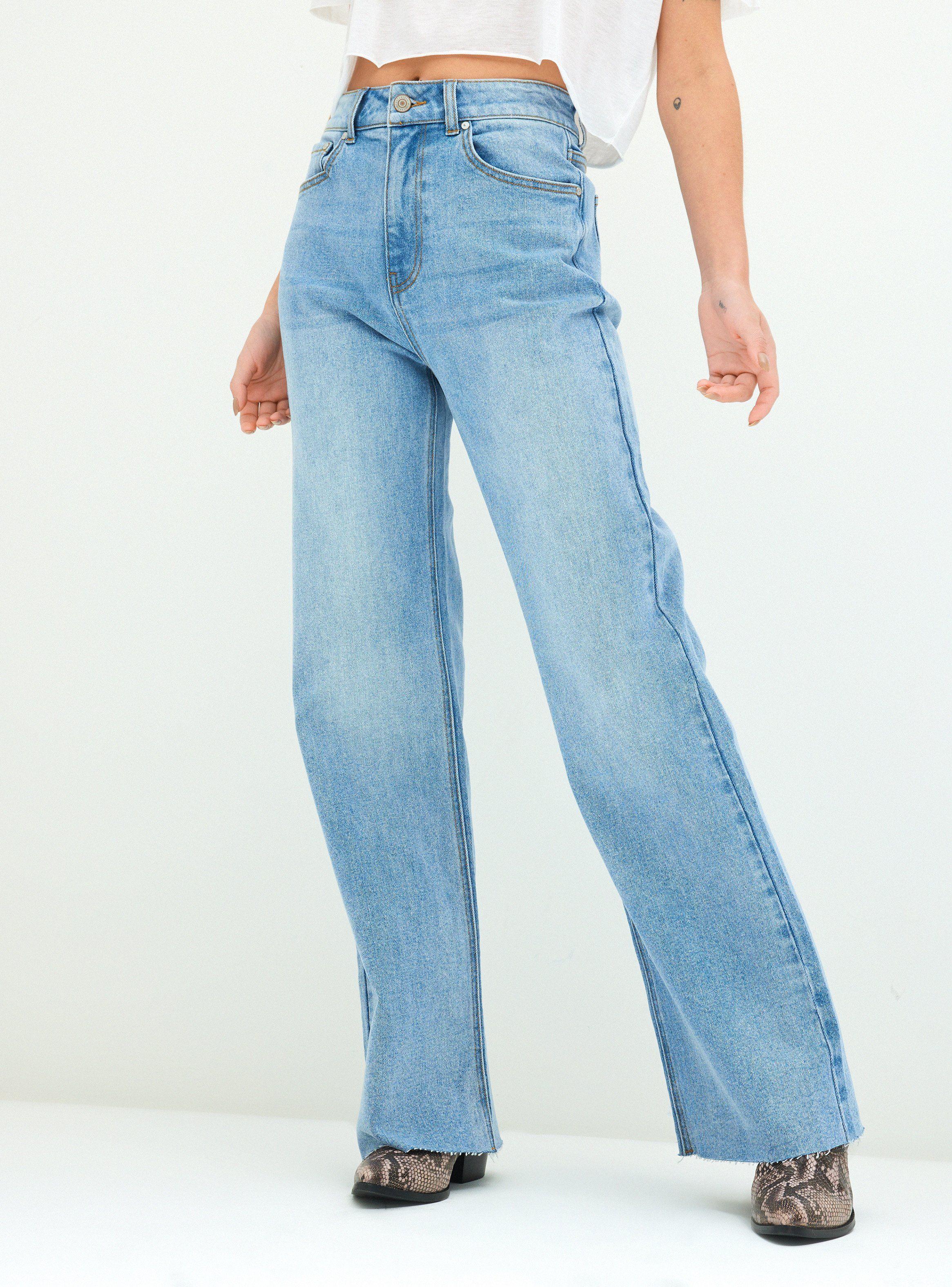 Jeans Mezclilla Básico Flare Fit-0