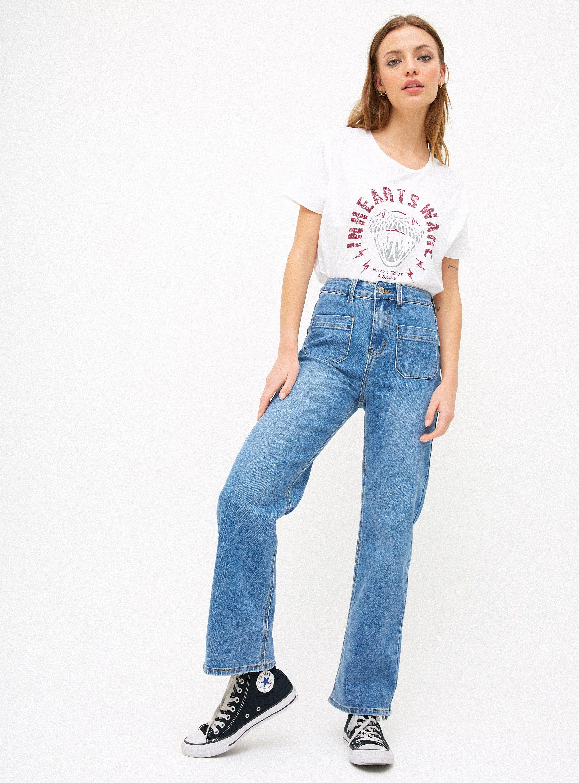 Jeans Mezclilla Moda Bolsillos-3