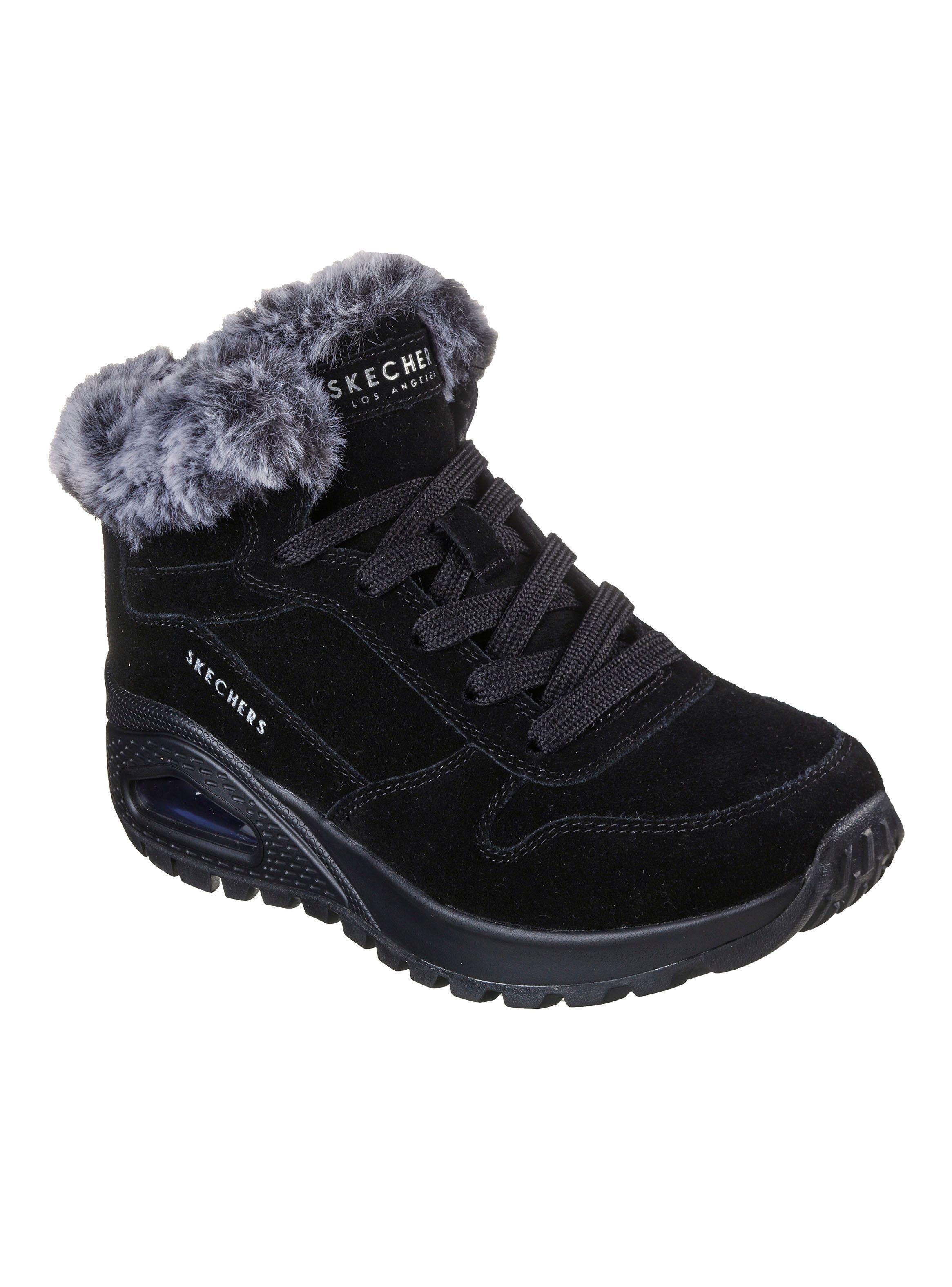 Botín Peludo Uno Rugged Wintriness Mujer-1