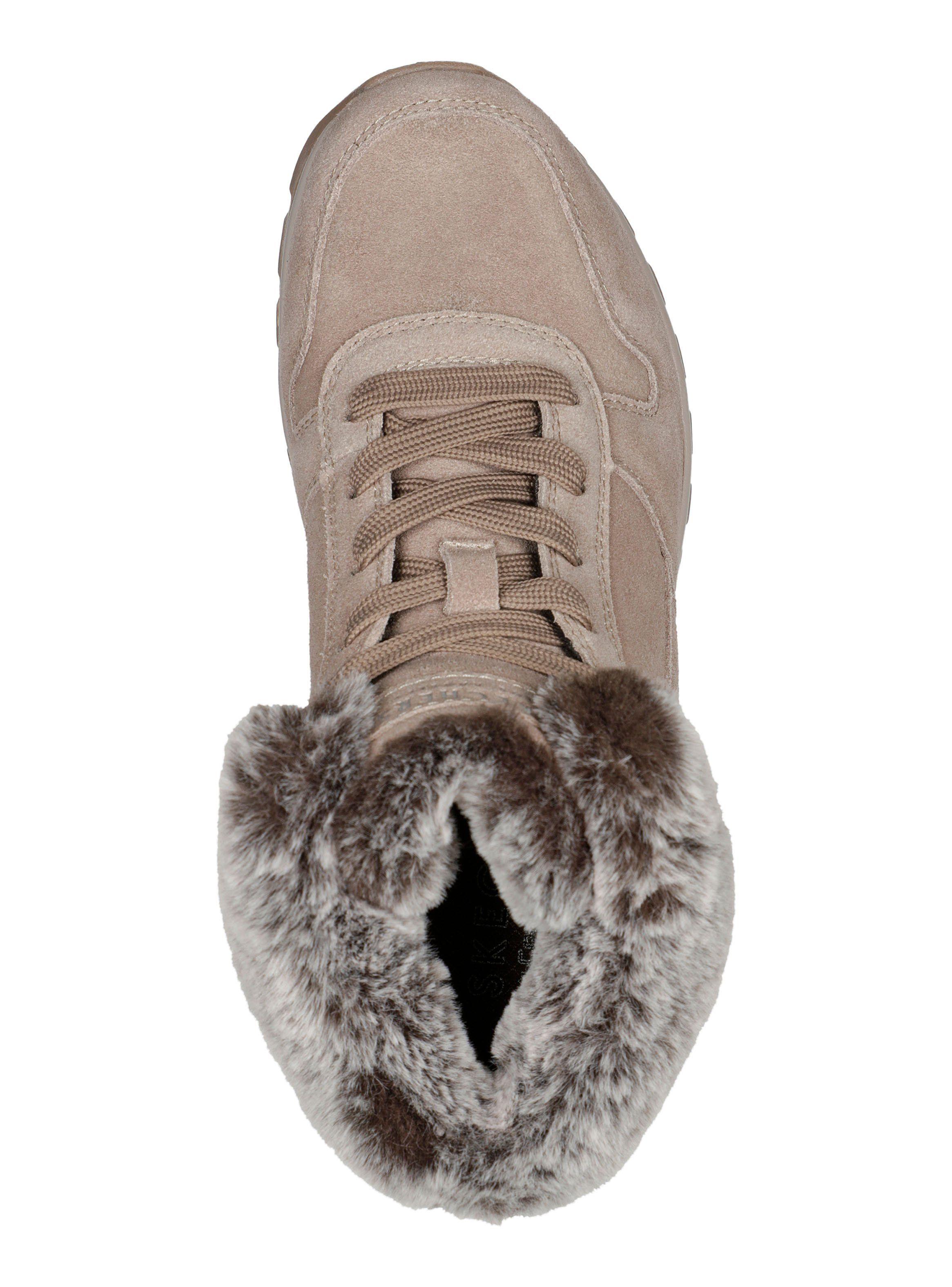 Botín Uno Rugged Wintriness Peludo Mujer-2