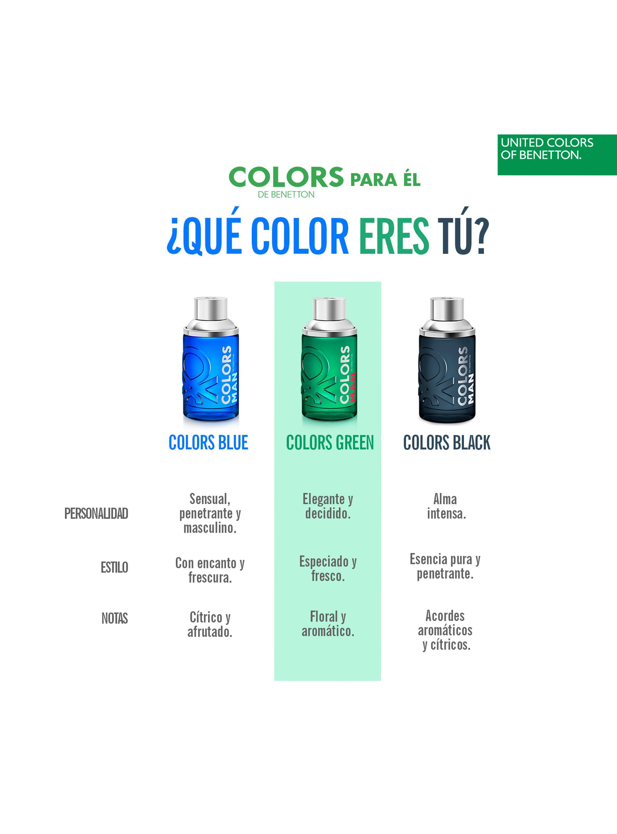 Perfume Benetton Colors Green Hombre EDT 100 ml-4