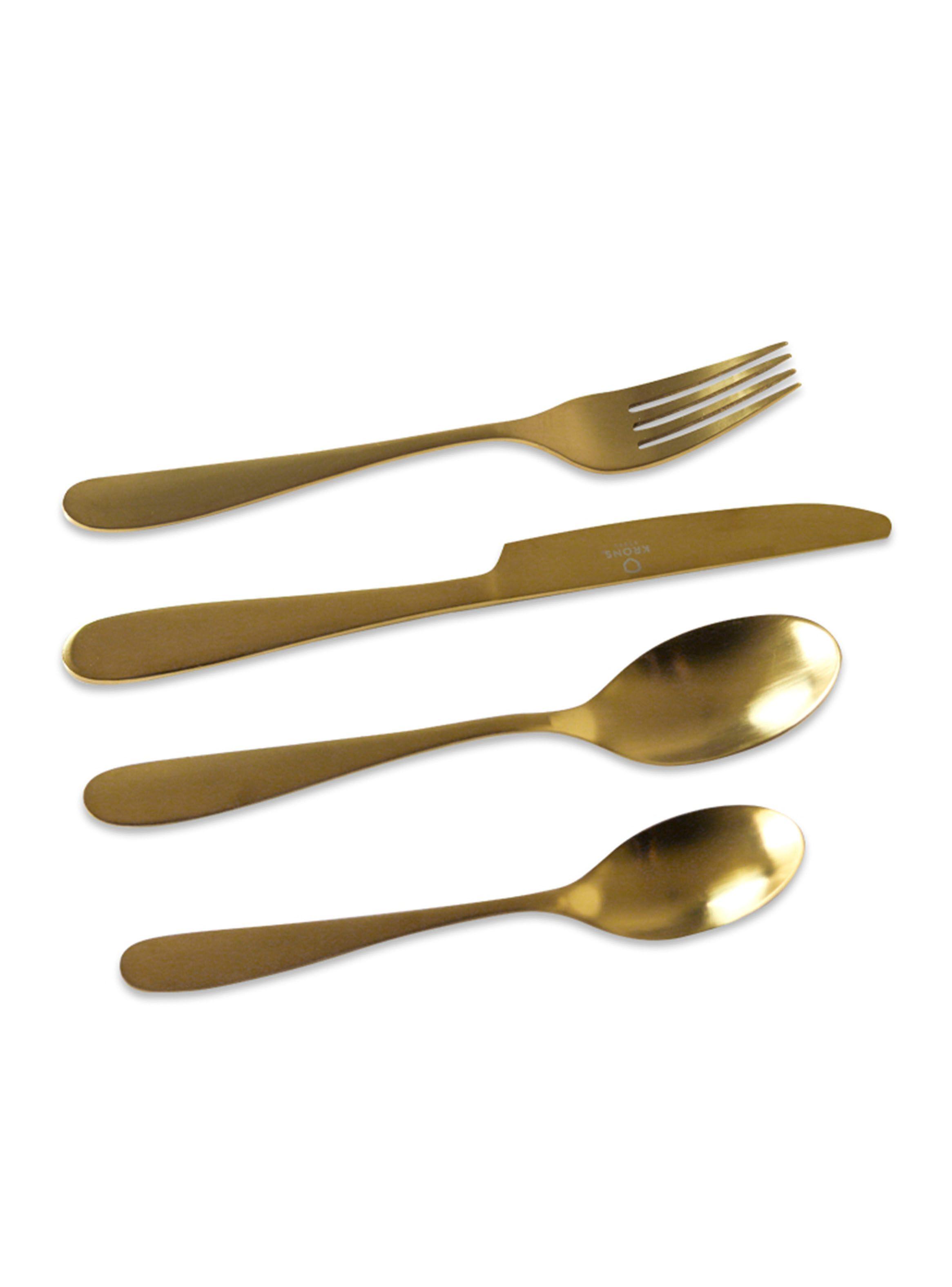 Set Krons Cuchilleria de 24 Piezas Dorado-0