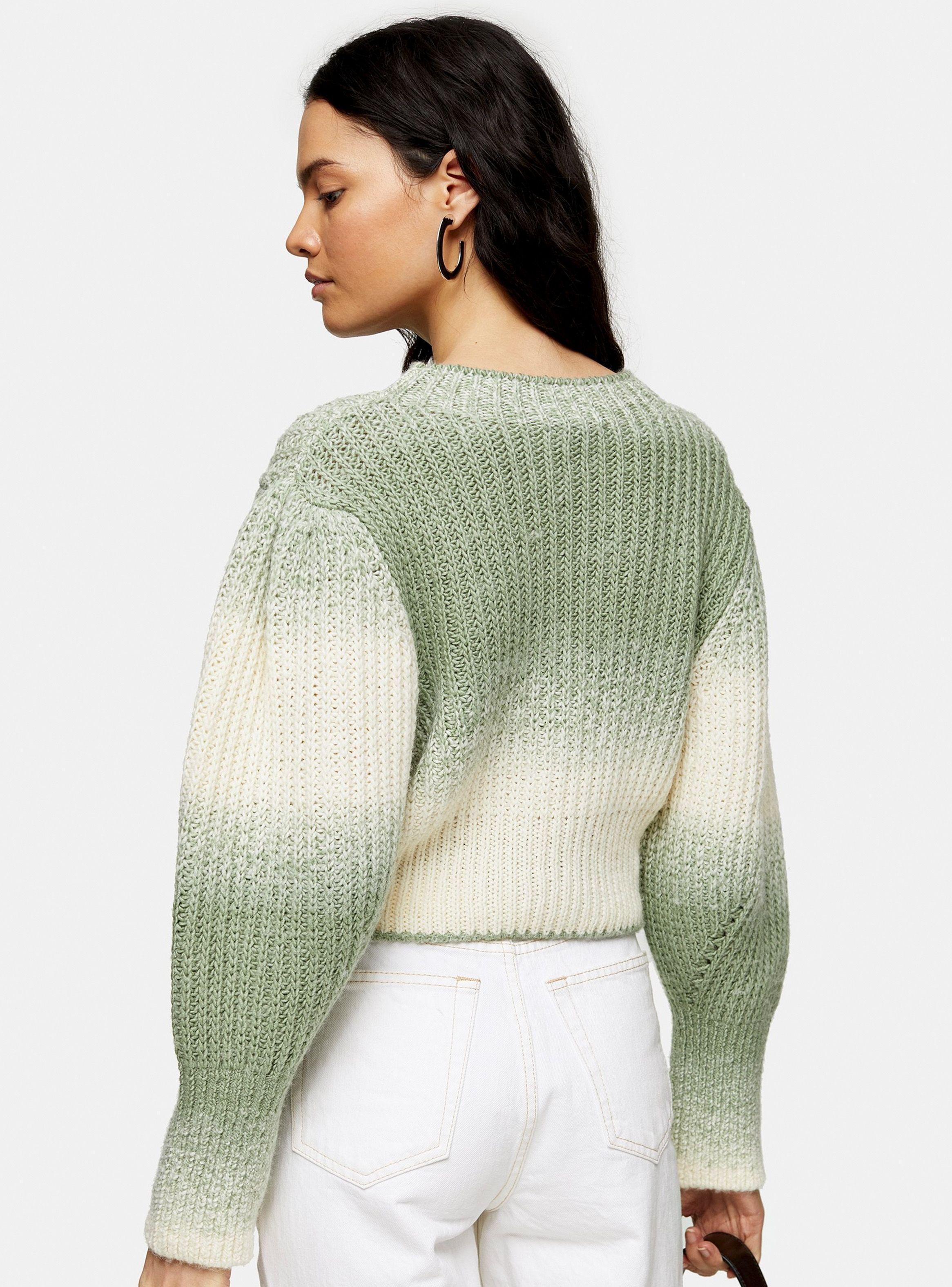 Chaleco Ombre Balloon Sleeve Topshop-1