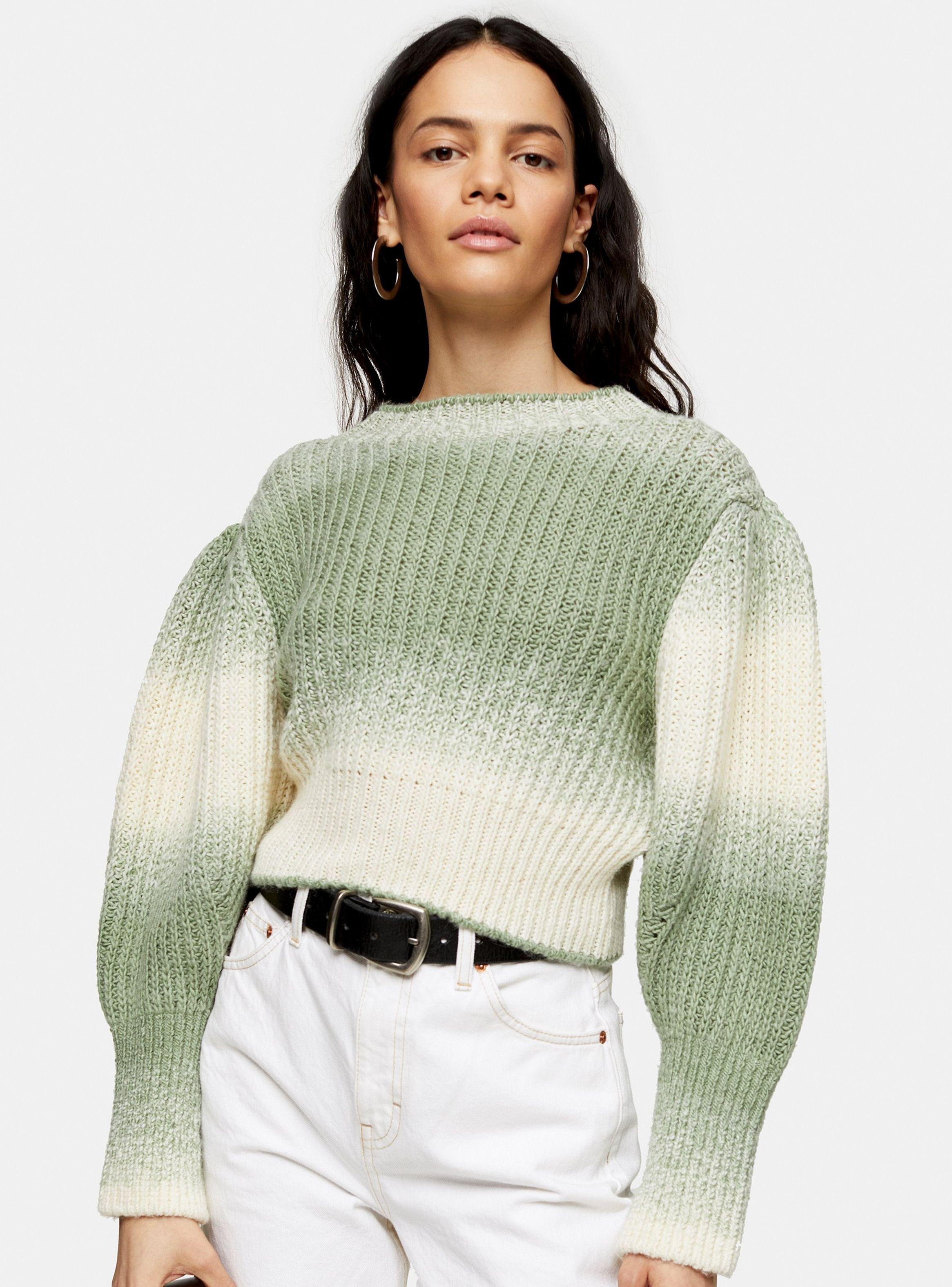 Chaleco Ombre Balloon Sleeve Topshop-0