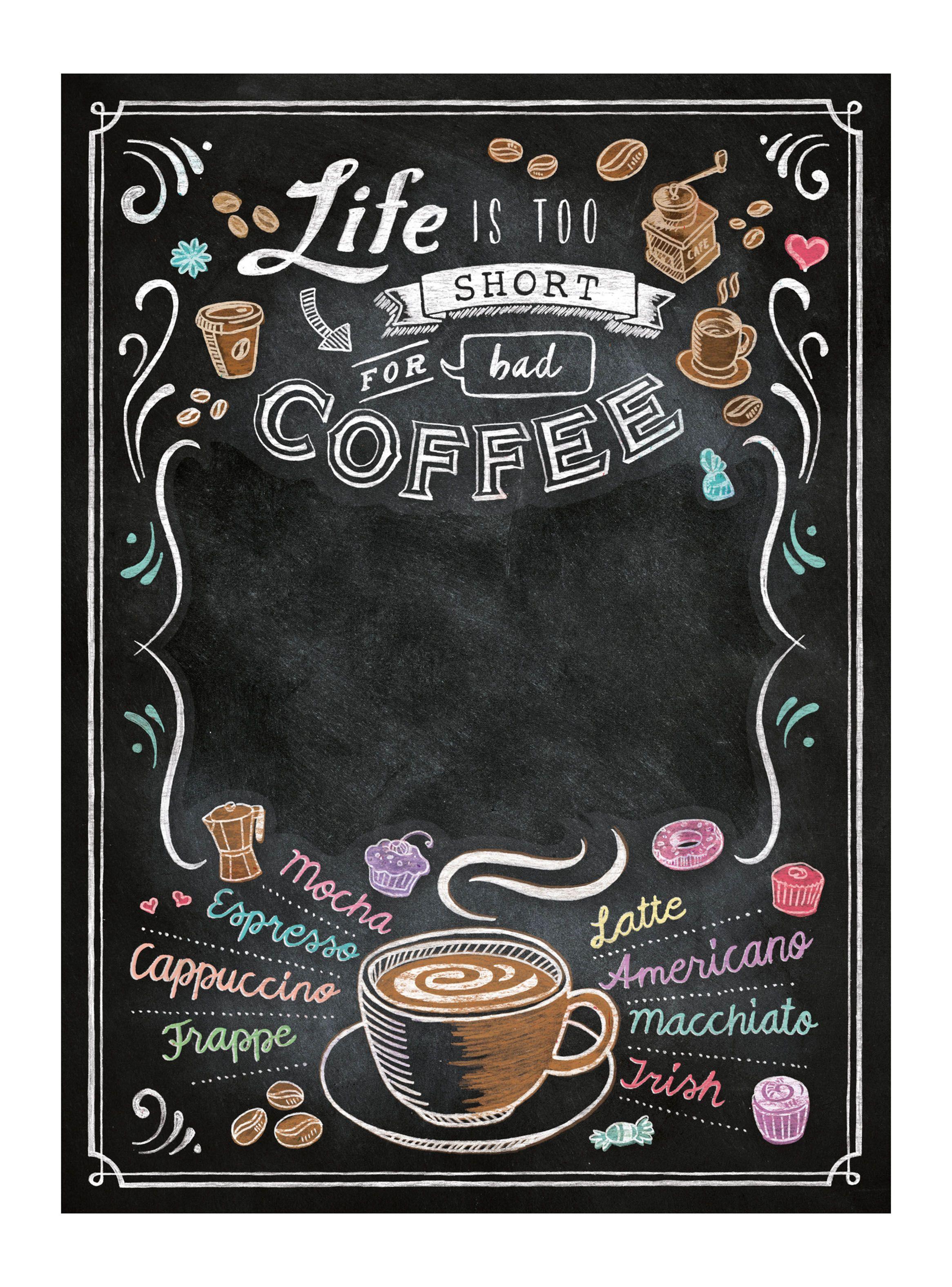 Puzzle Clementoni Pizarra Café 1000 Piezas-1